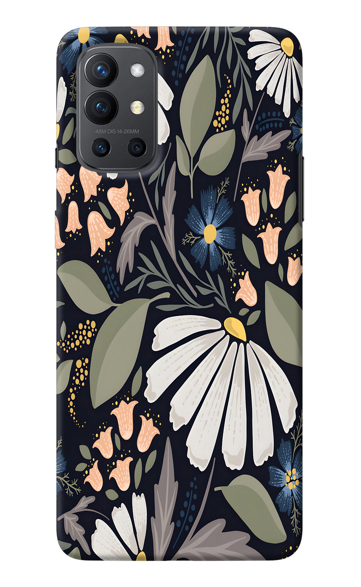 Flowers Art Oneplus 9R Back Cover