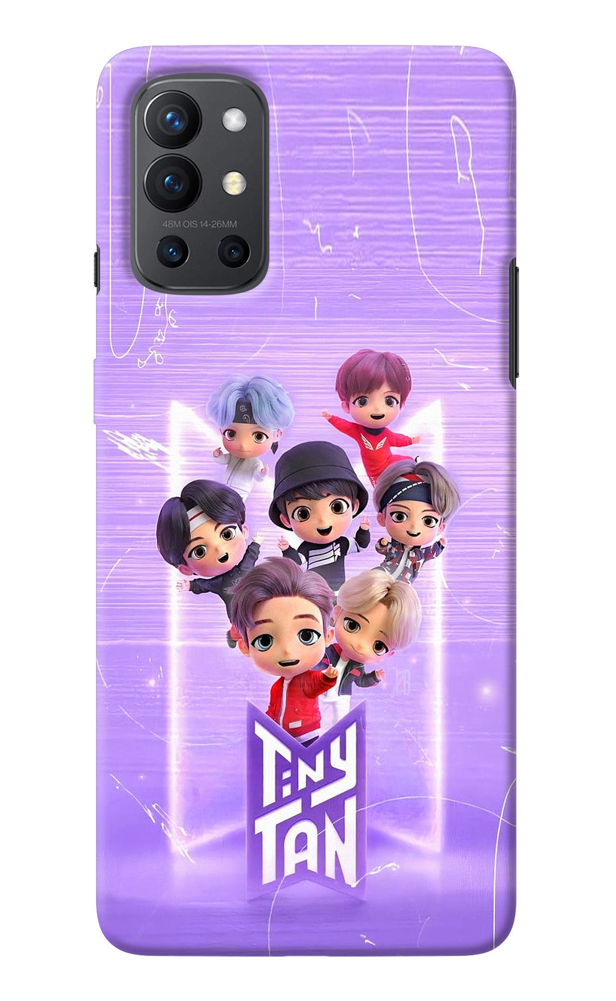 BTS Tiny Tan Oneplus 9R Back Cover