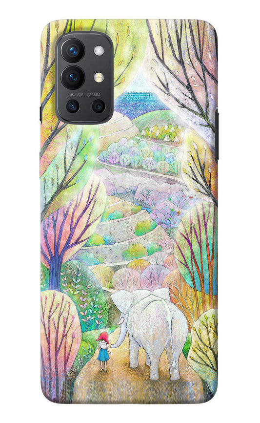 Nature Painting Oneplus 9R Back Cover