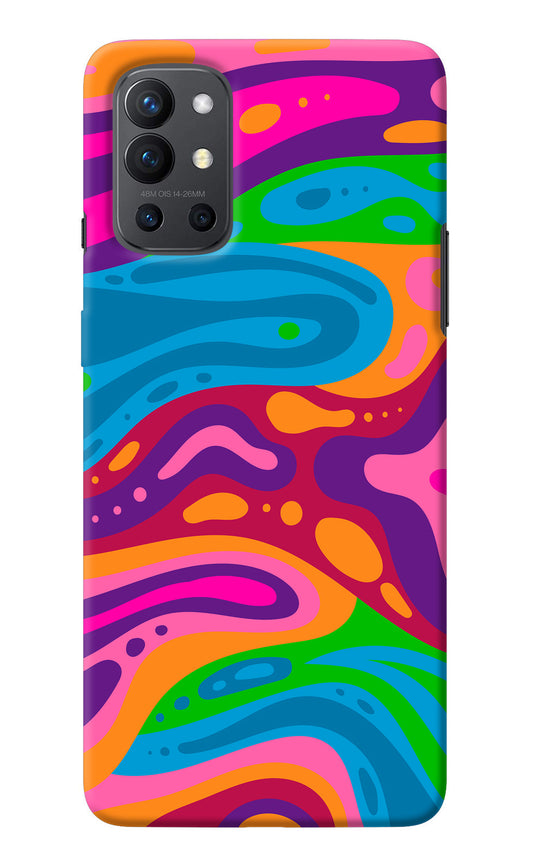 Trippy Pattern Oneplus 9R Back Cover