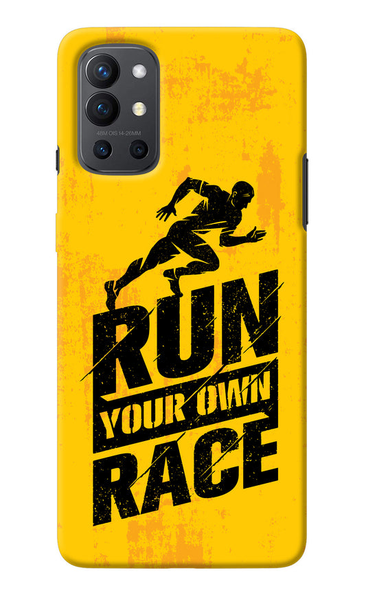 Run Your Own Race Oneplus 9R Back Cover