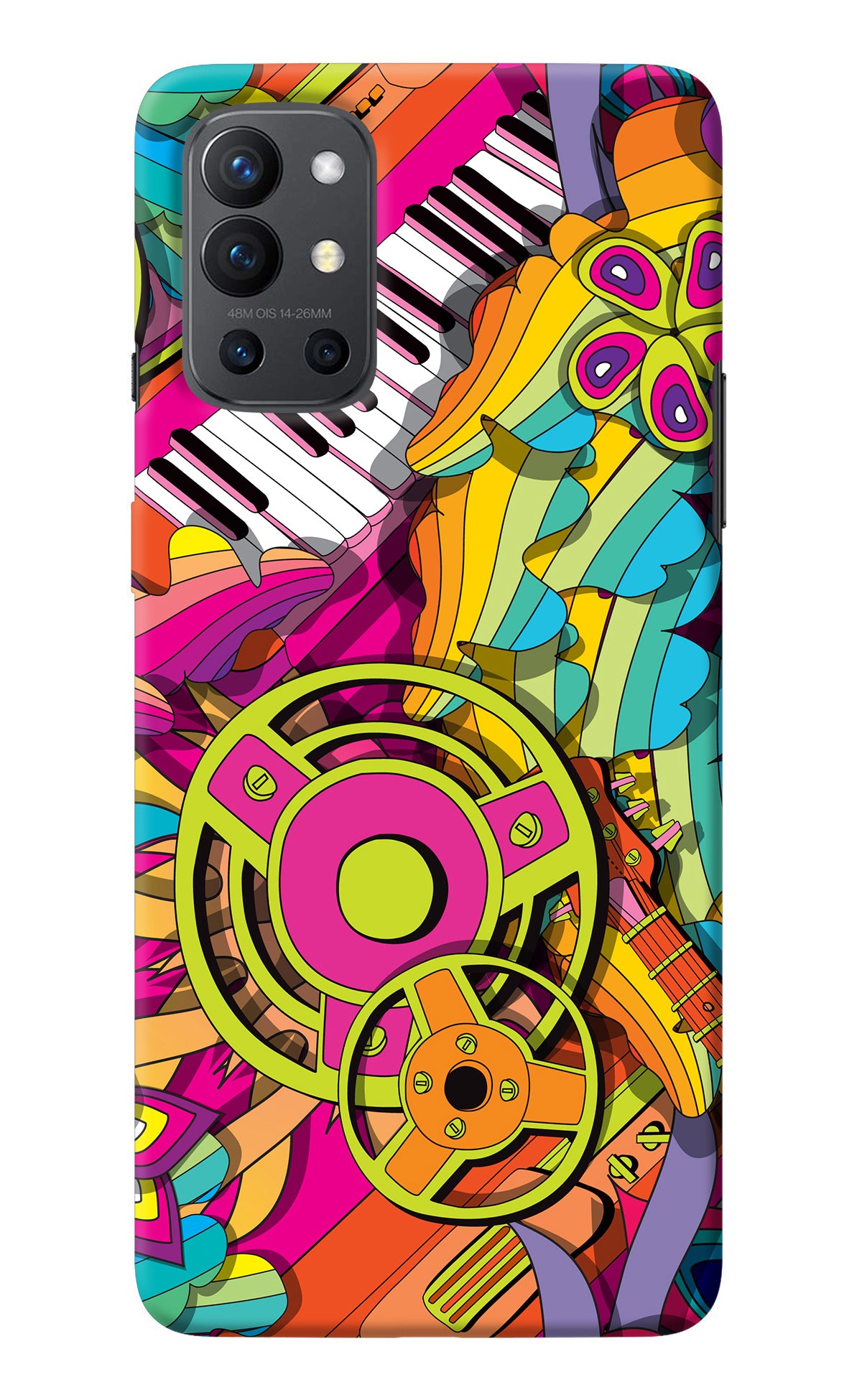 Music Doodle Oneplus 9R Back Cover