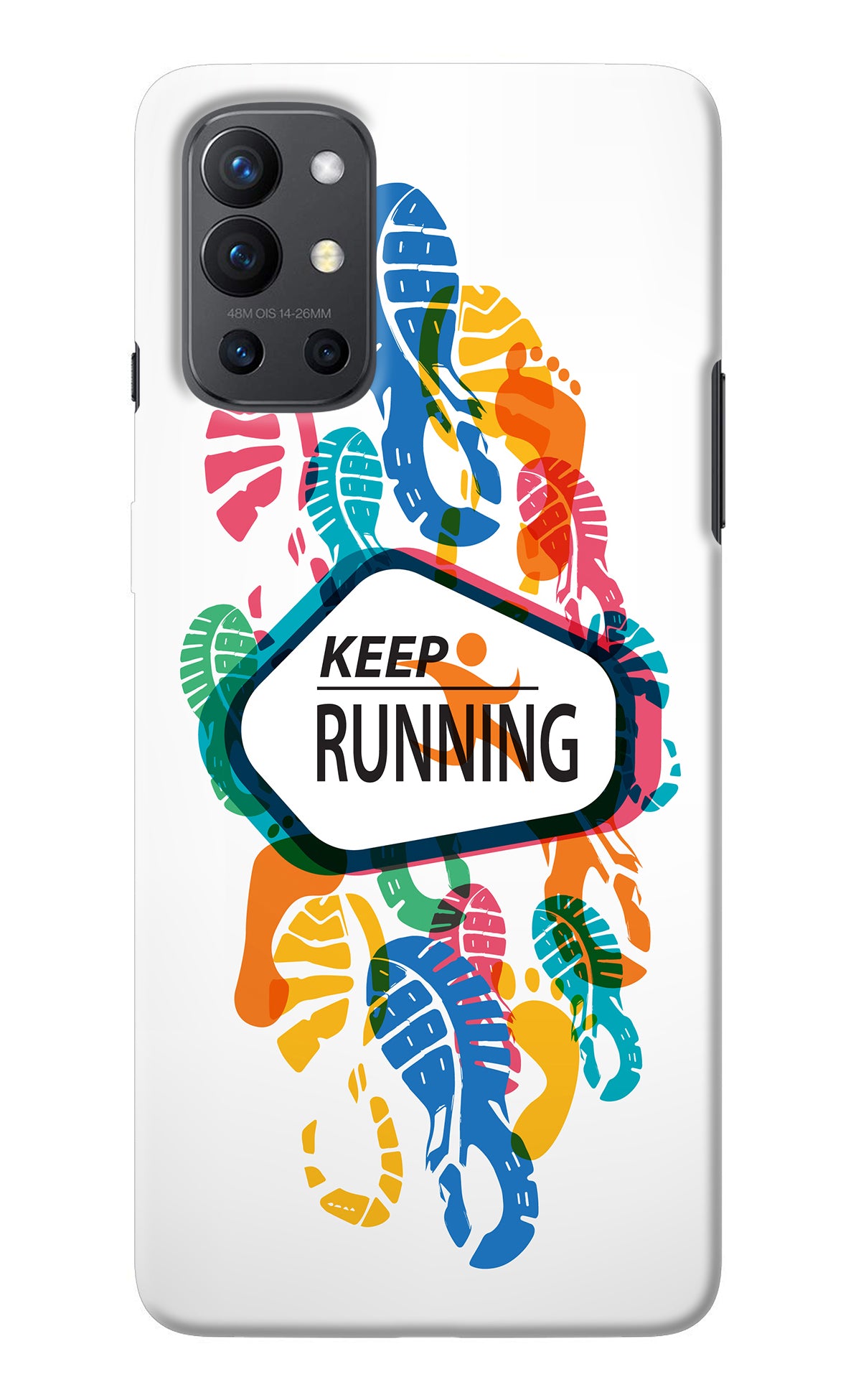 Keep Running Oneplus 9R Back Cover