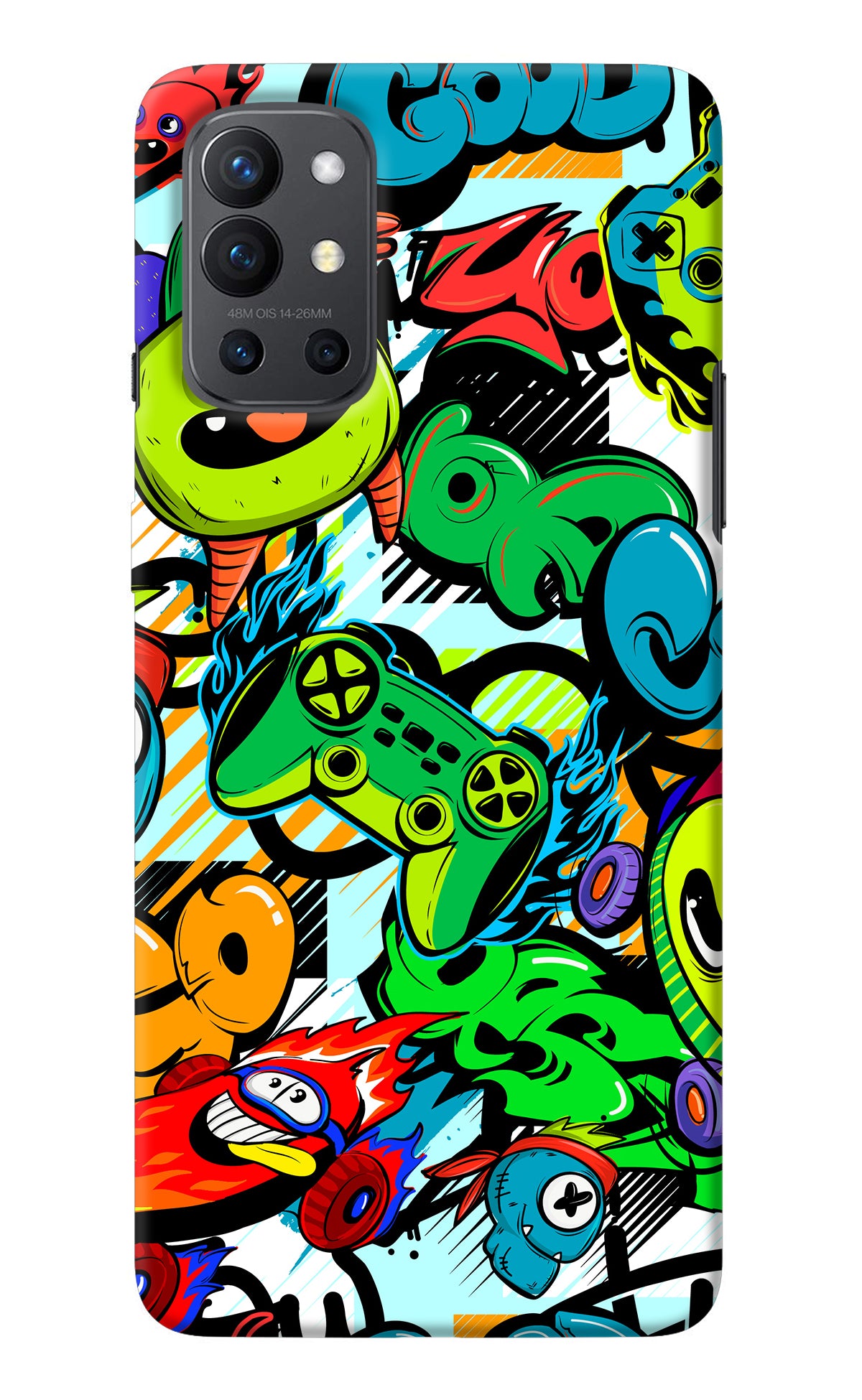 Game Doodle Oneplus 9R Back Cover