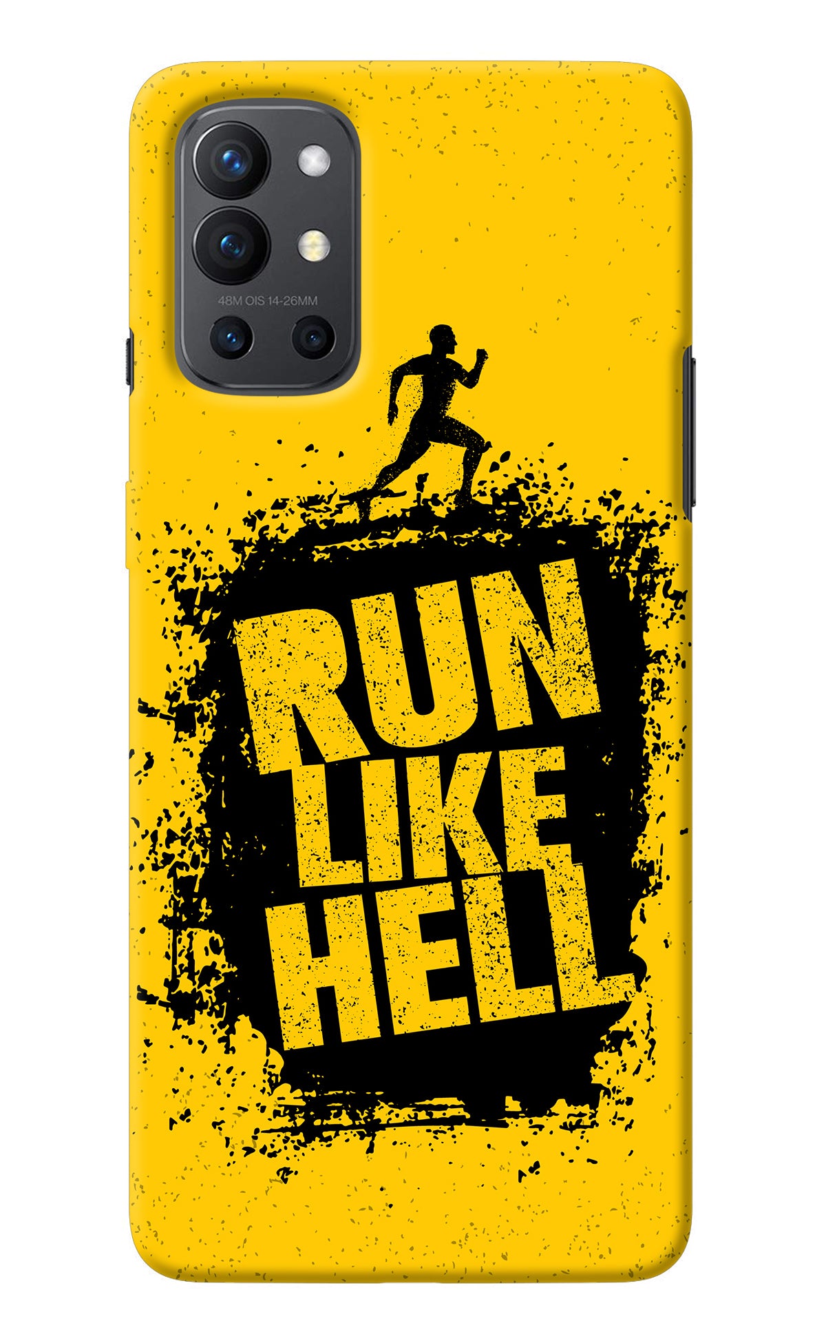 Run Like Hell Oneplus 9R Back Cover