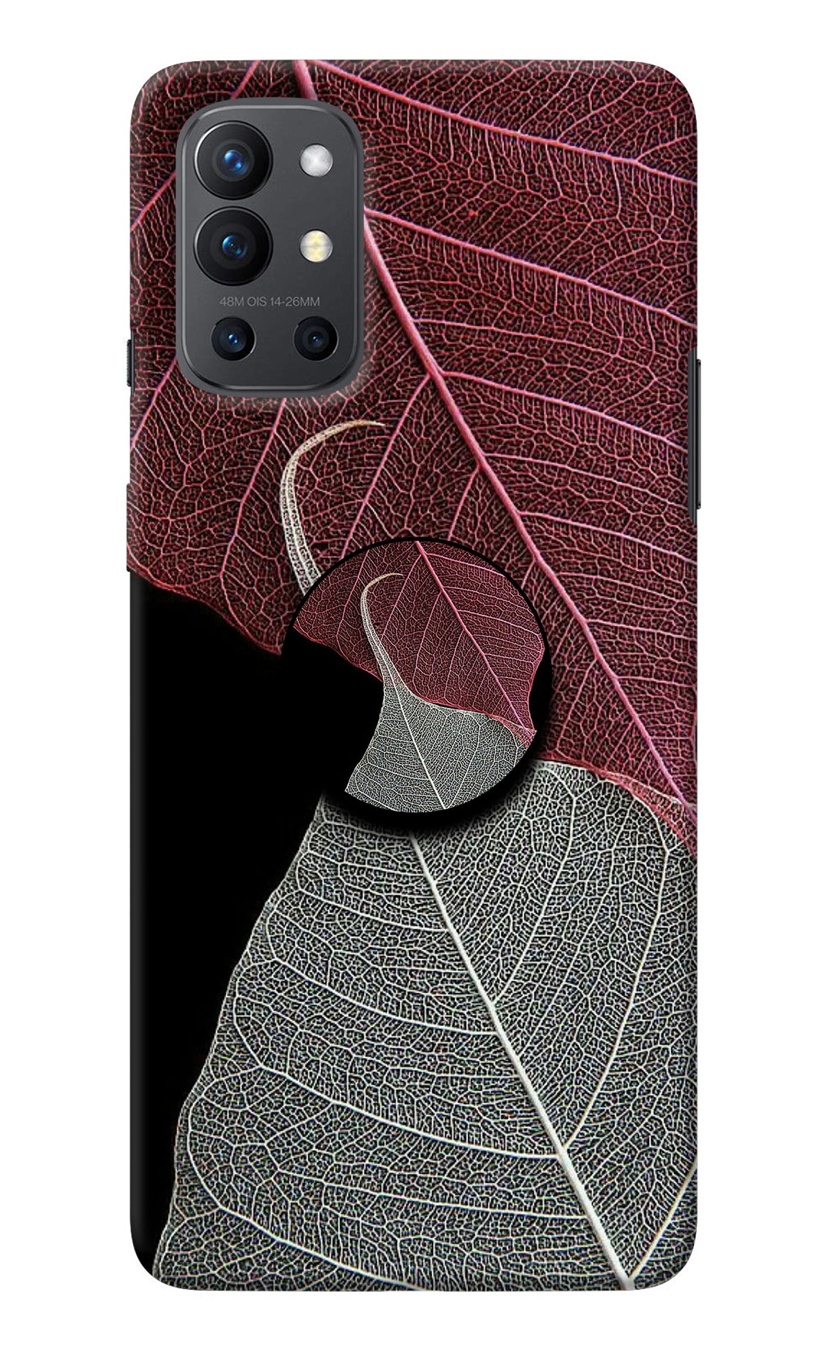 Leaf Pattern Oneplus 9R Pop Case