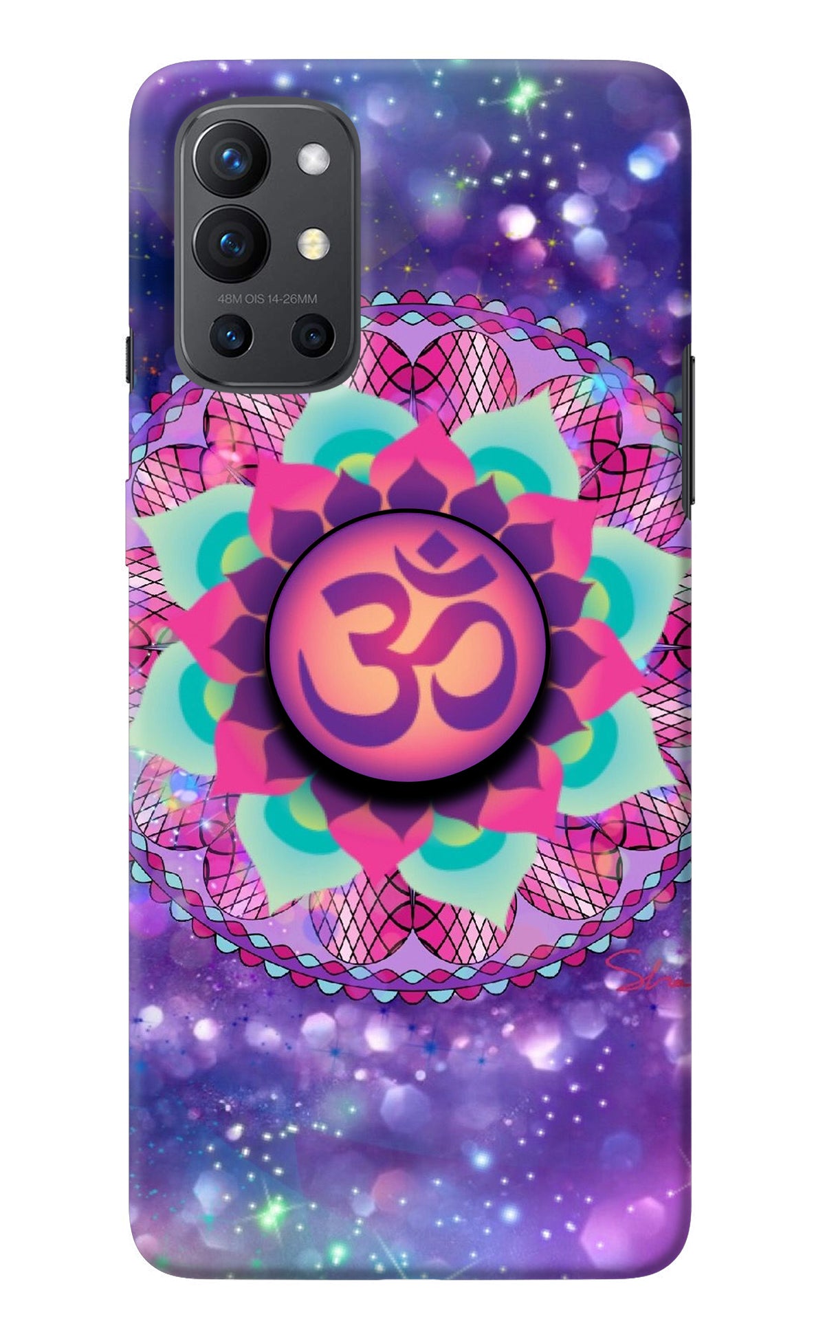 Om Purple Oneplus 9R Pop Case