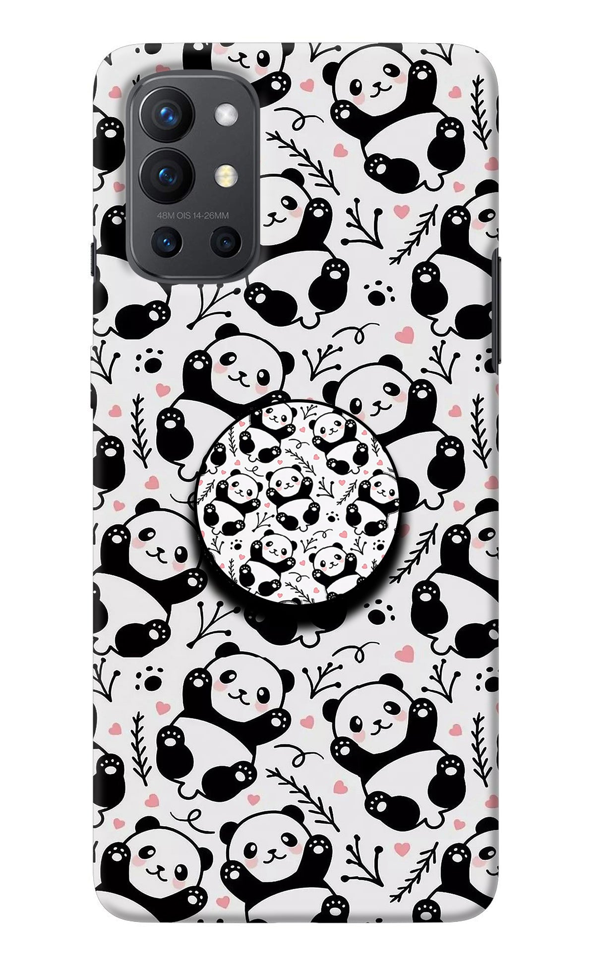 Cute Panda Oneplus 9R Pop Case