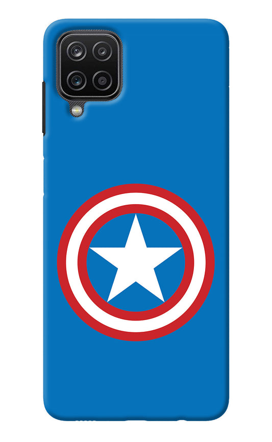 Captain America Logo Samsung M12/F12 Back Cover