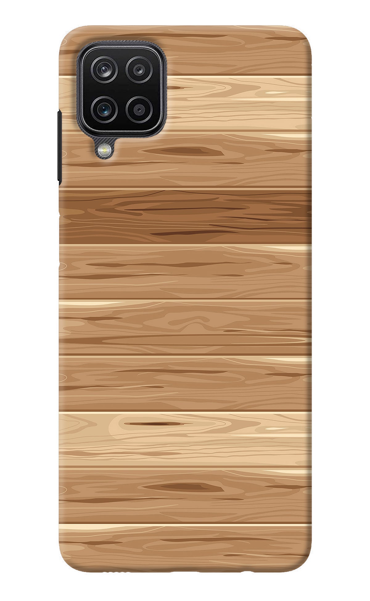 Wooden Vector Samsung M12/F12 Back Cover