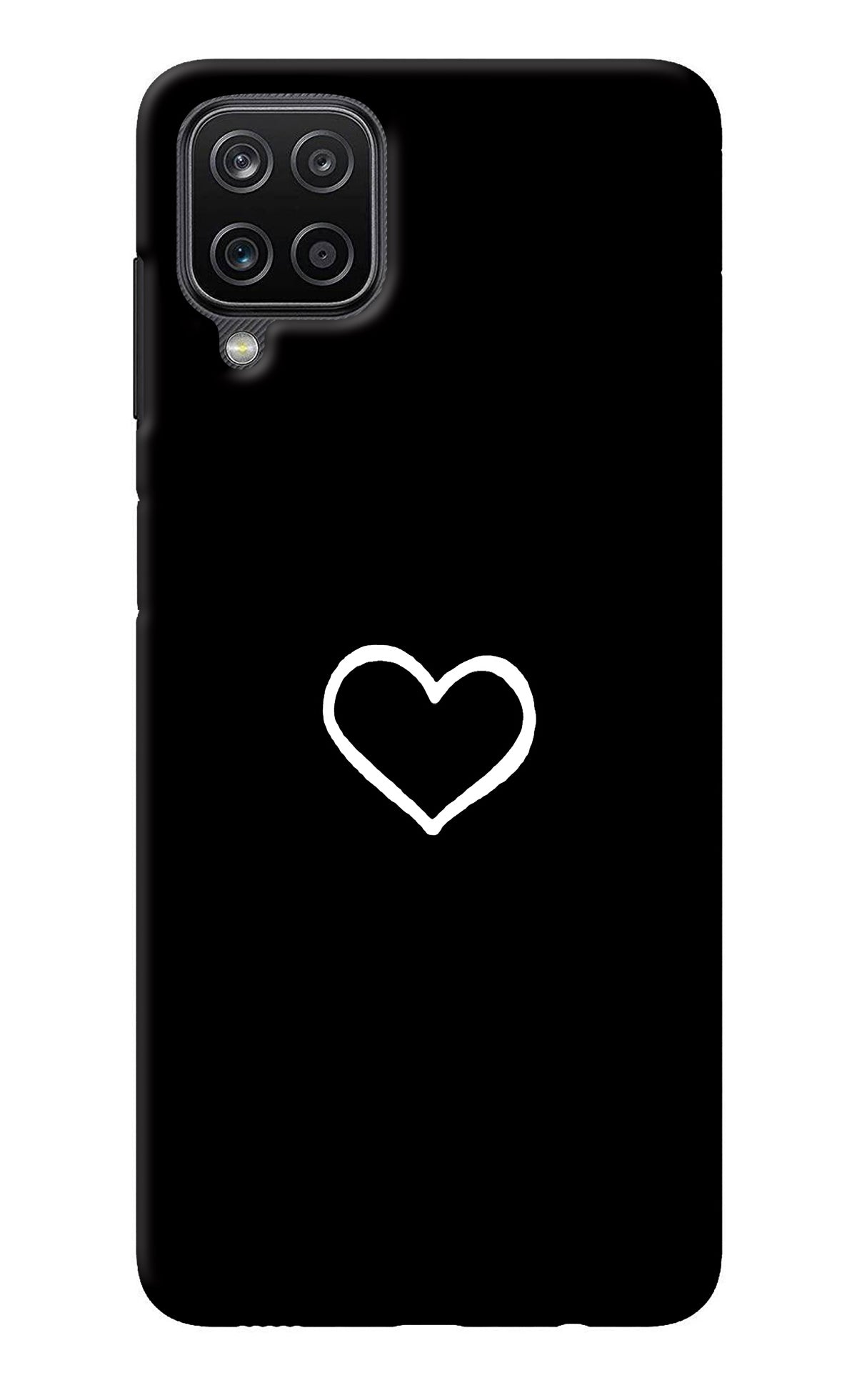 Heart Samsung M12/F12 Back Cover