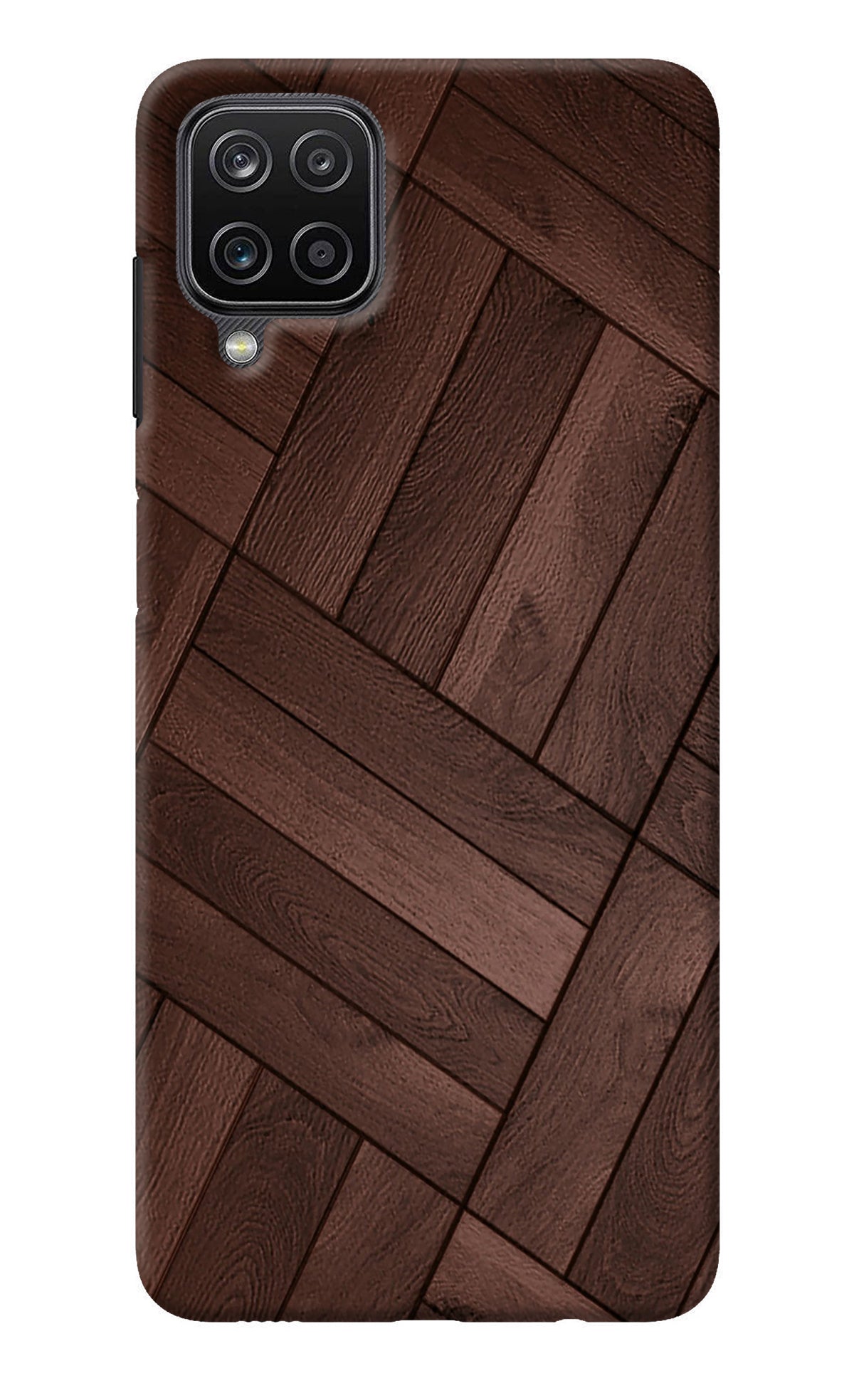 Wooden Texture Design Samsung M12/F12 Back Cover