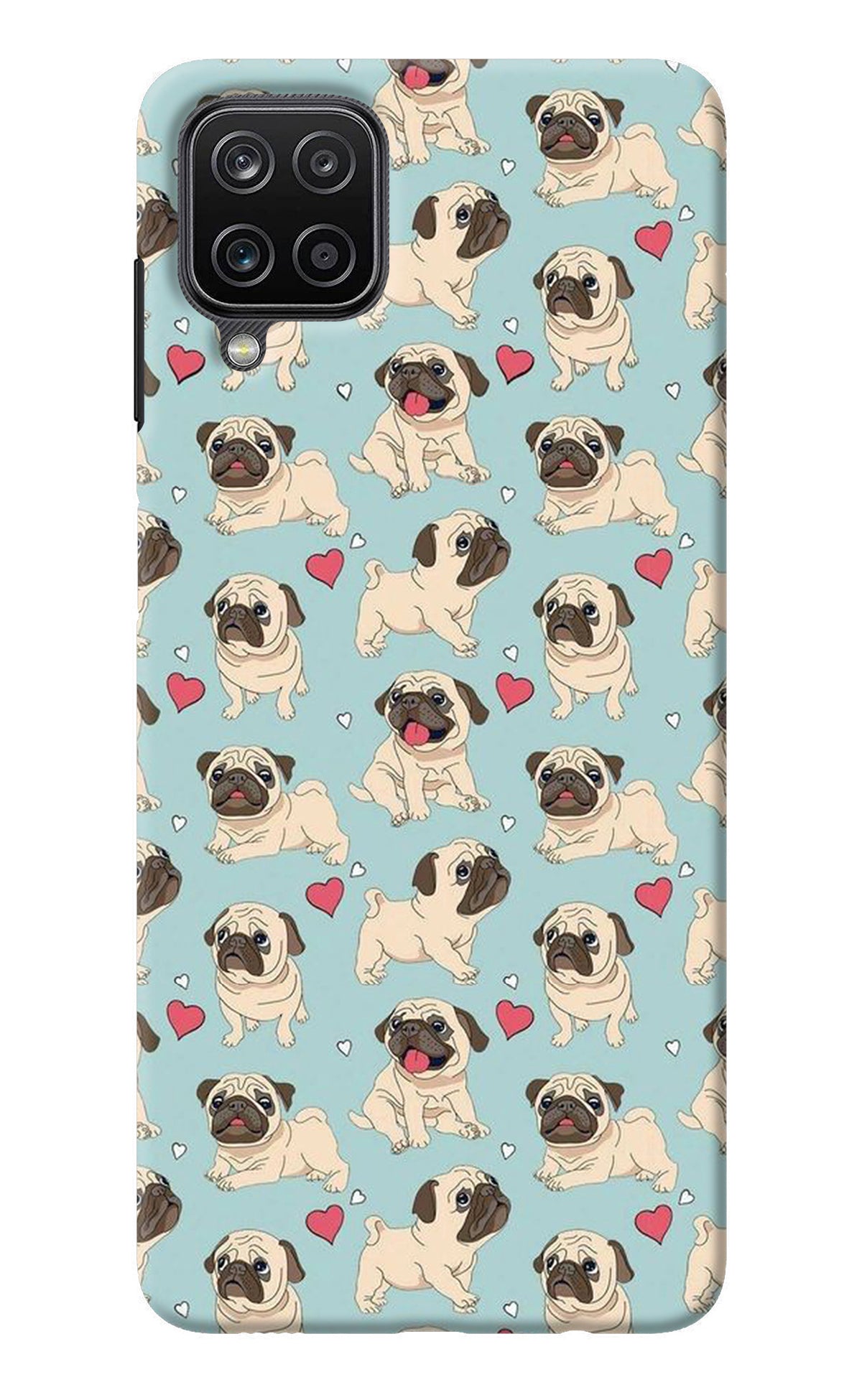 Pug Dog Samsung M12/F12 Back Cover