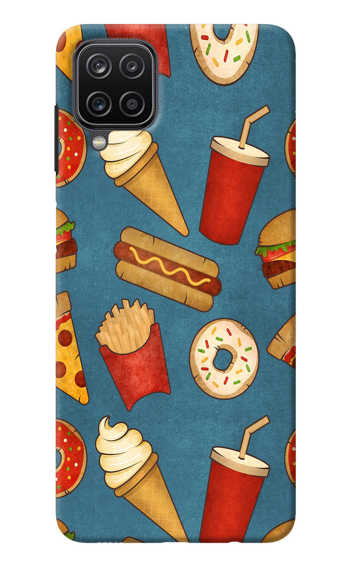 Foodie Samsung M12/F12 Back Cover