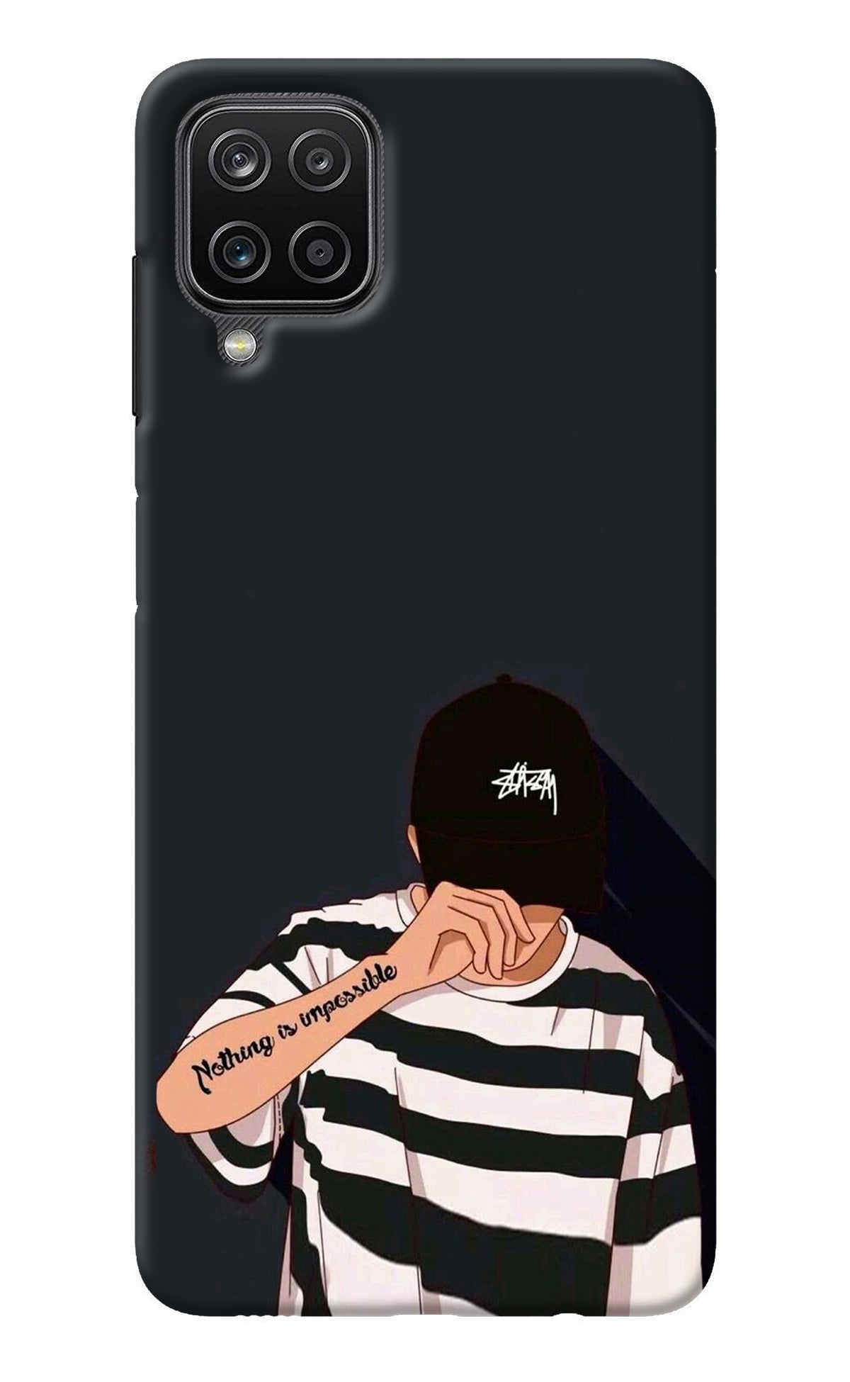 Aesthetic Boy Samsung M12/F12 Back Cover