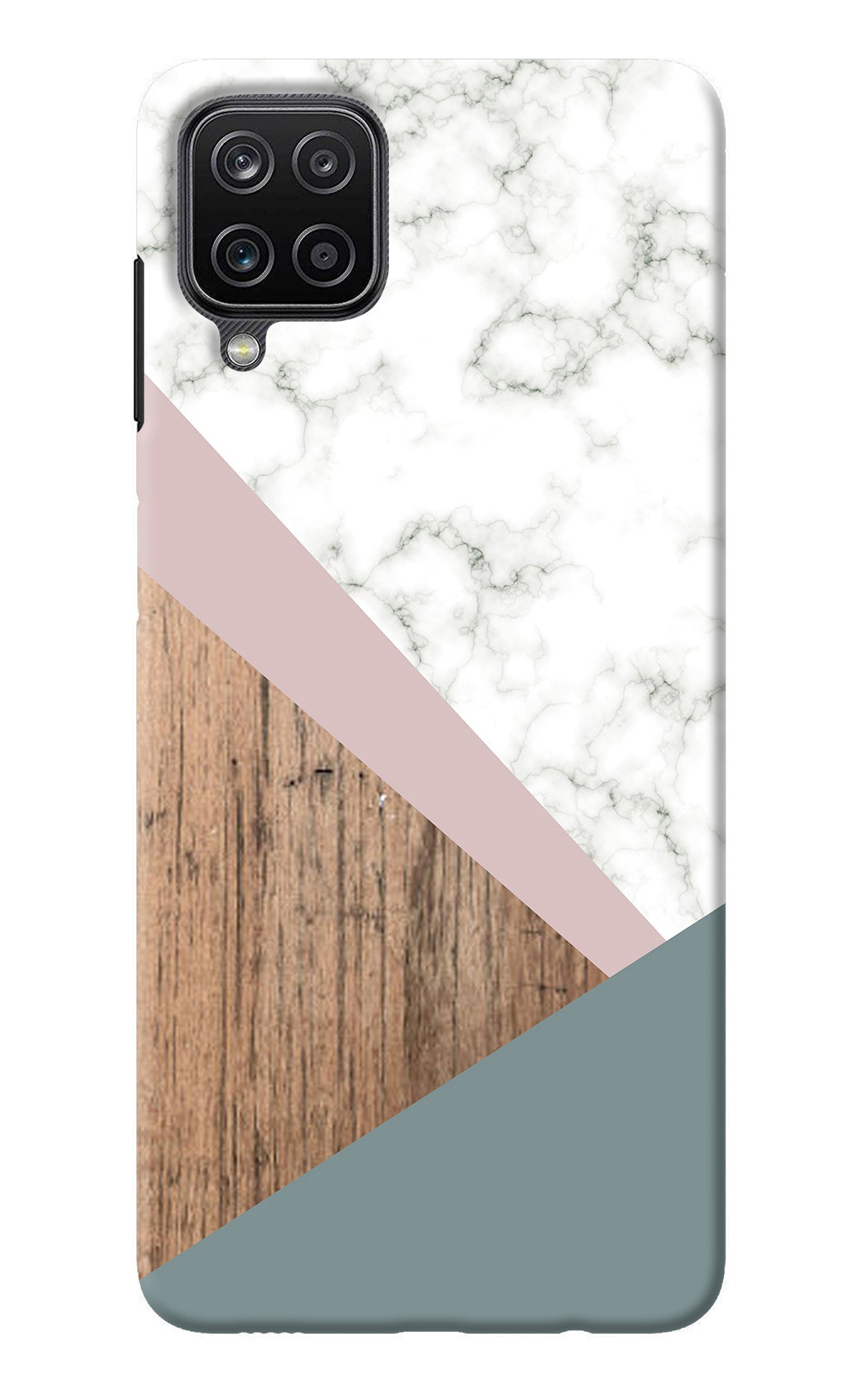 Marble wood Abstract Samsung M12/F12 Back Cover