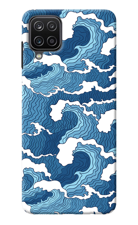 Blue Waves Samsung M12/F12 Back Cover