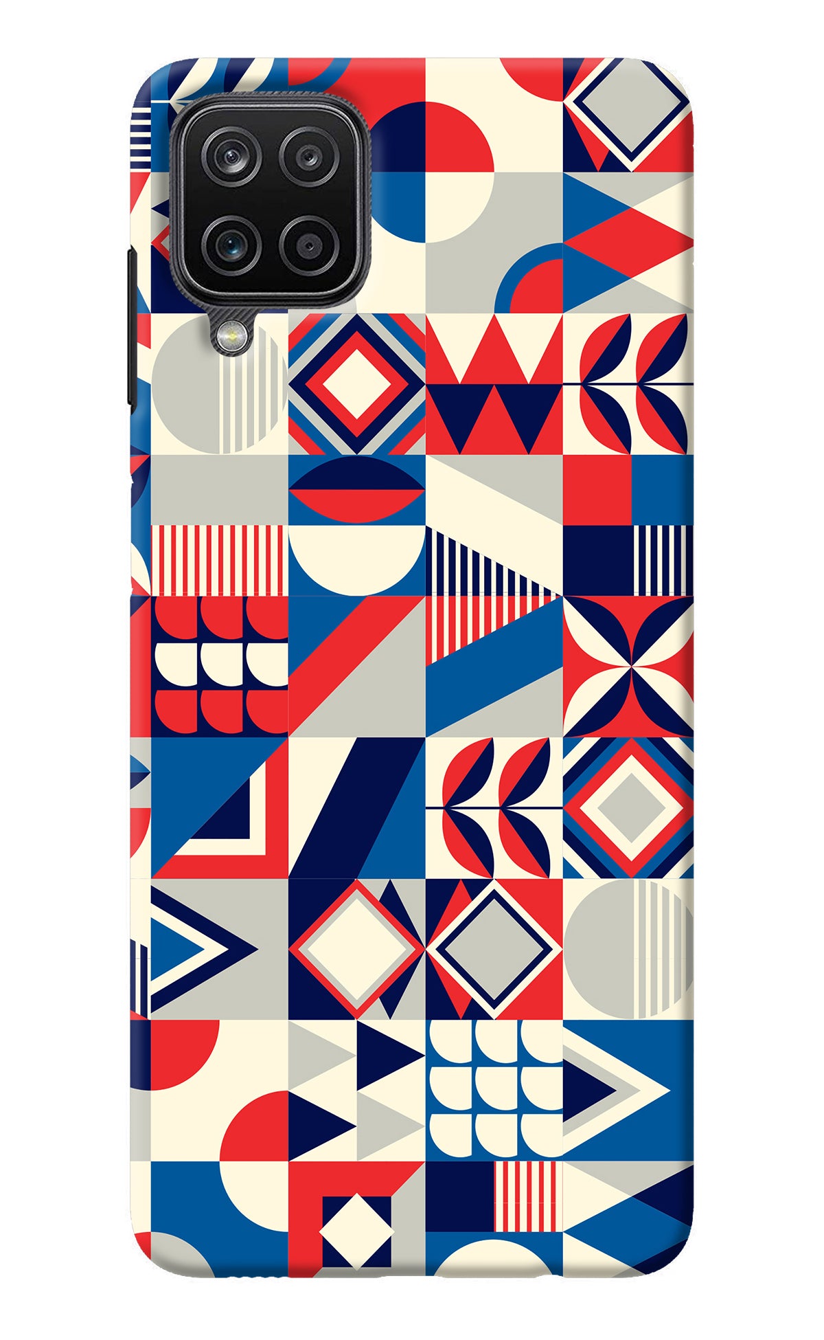 Colorful Pattern Samsung M12/F12 Back Cover