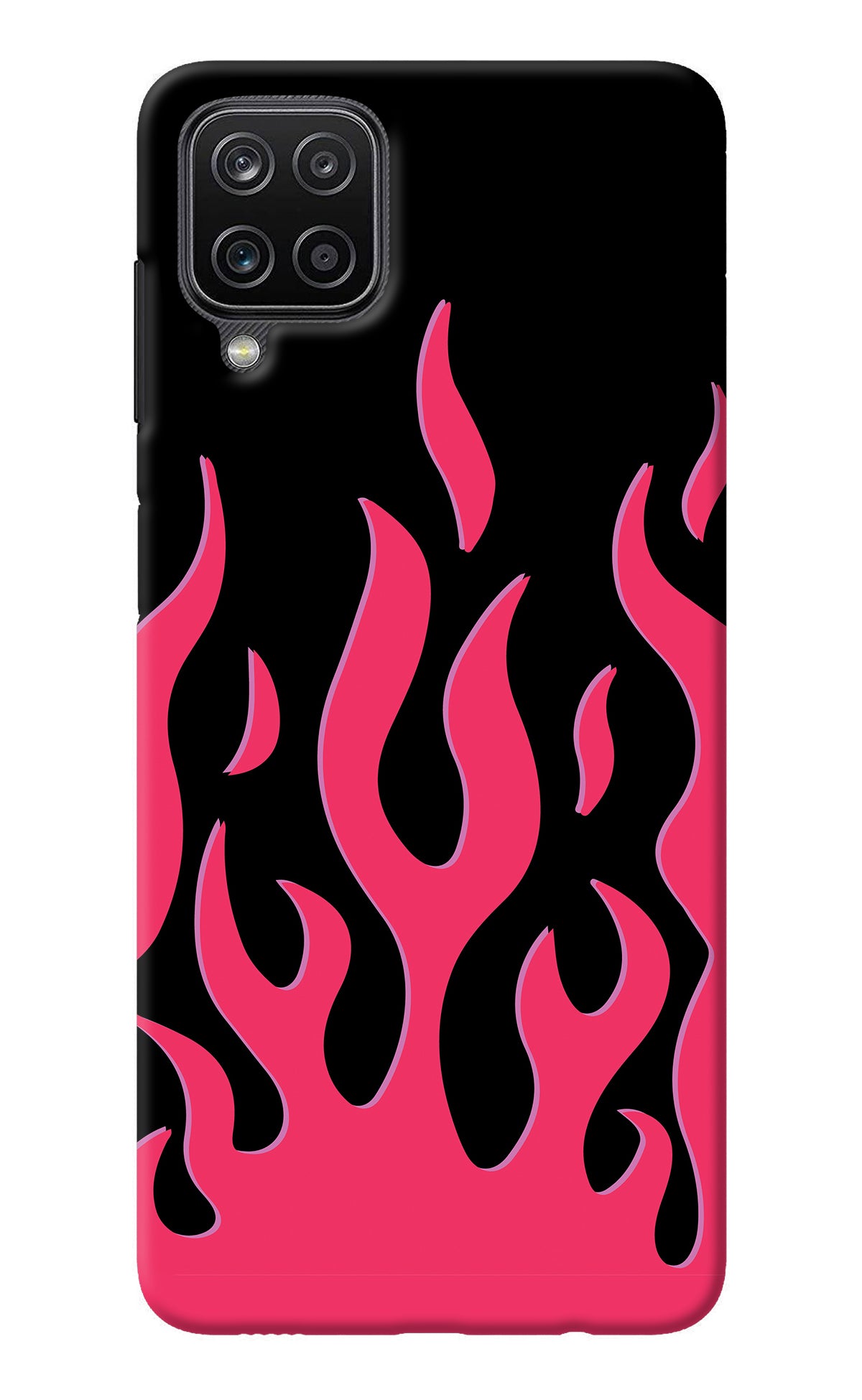 Fire Flames Samsung M12/F12 Back Cover