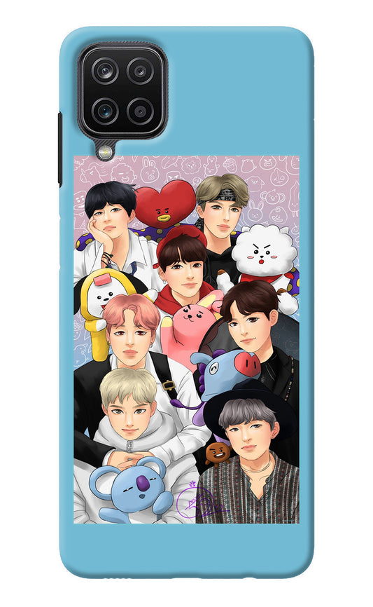 BTS with animals Samsung M12/F12 Back Cover