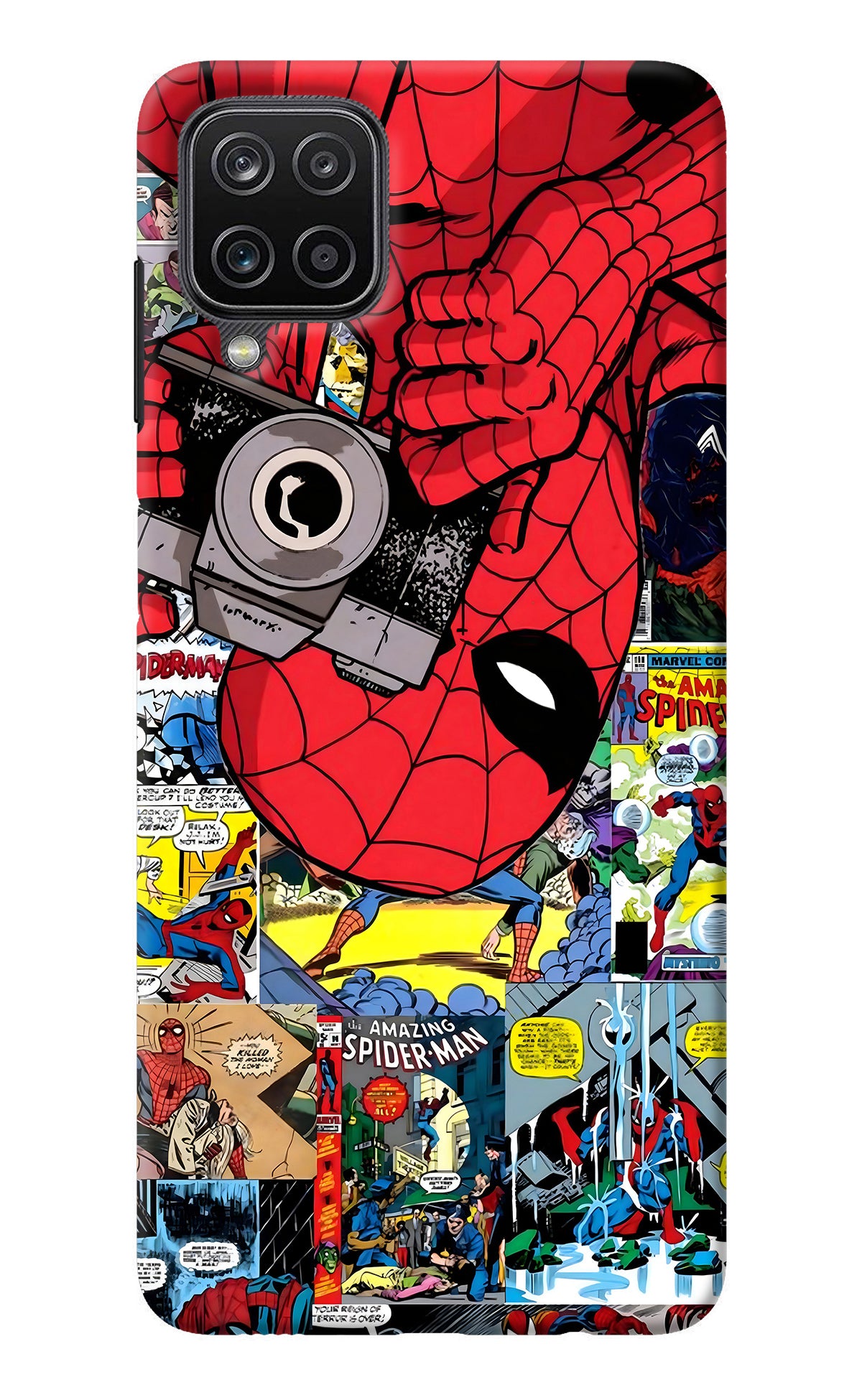 Spider Man Samsung M12/F12 Back Cover