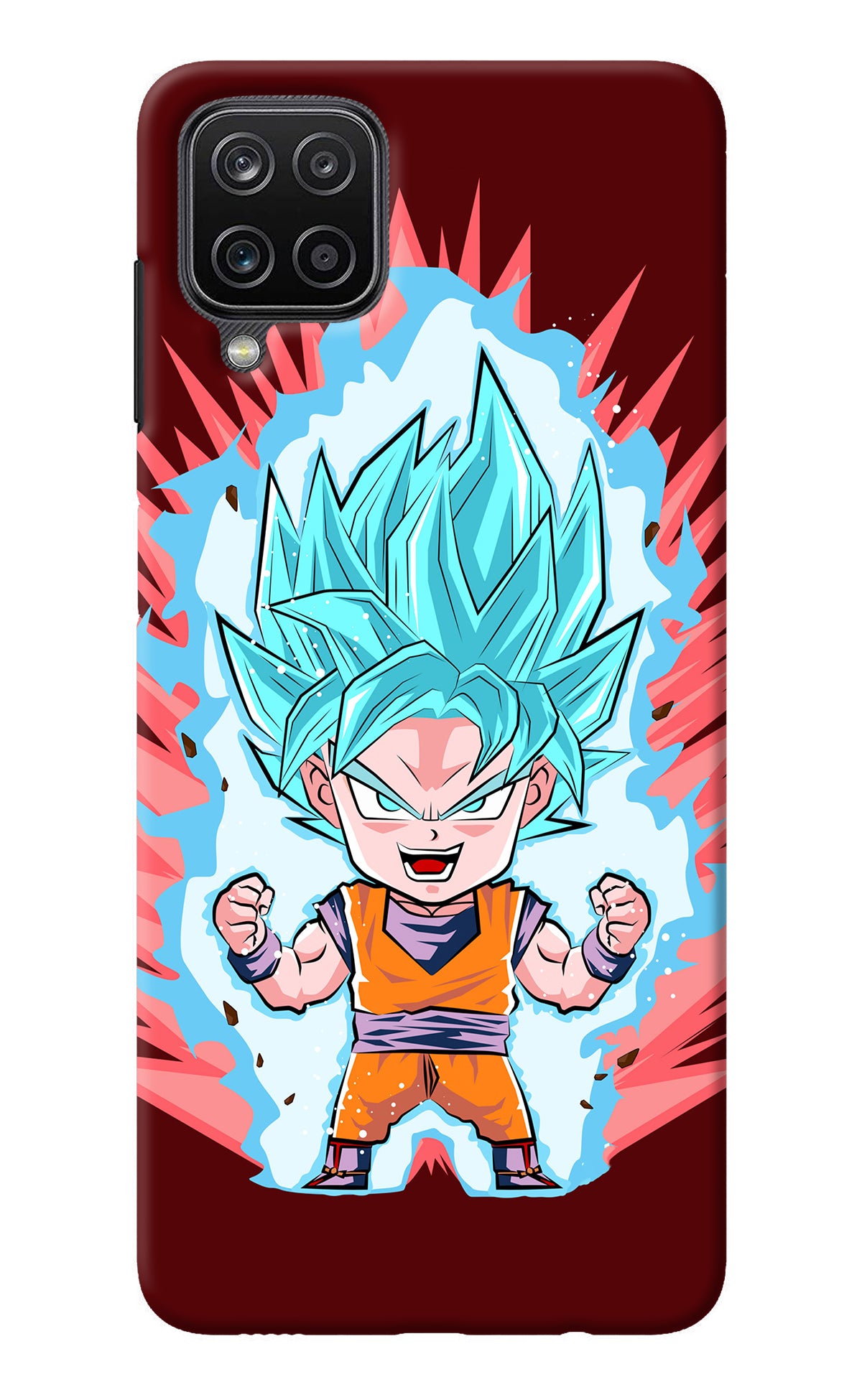 Goku Little Samsung M12/F12 Back Cover