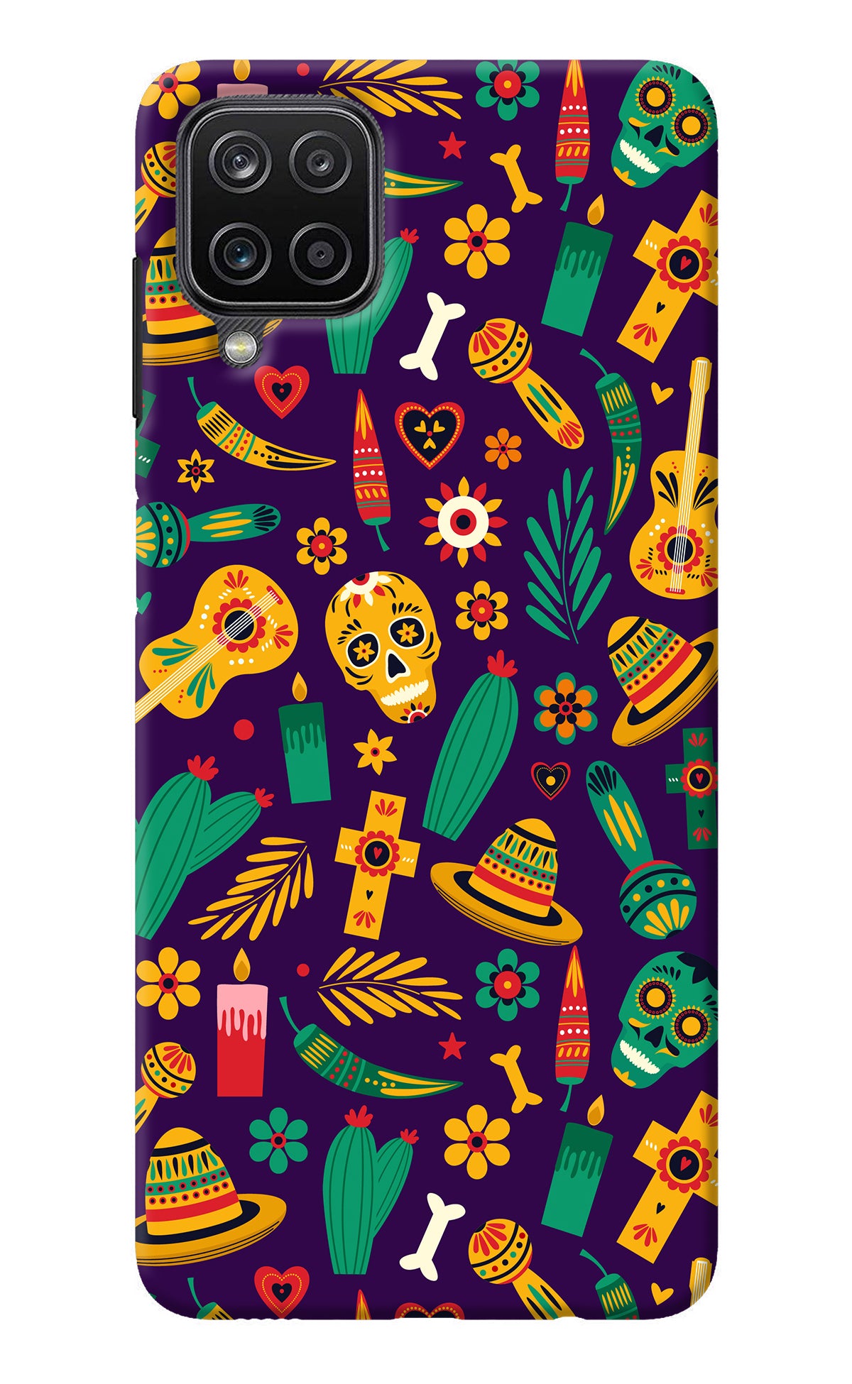 Mexican Artwork Samsung M12/F12 Back Cover