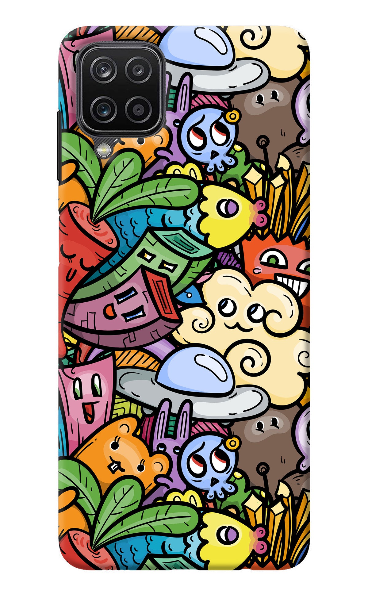 Veggie Doodle Samsung M12/F12 Back Cover