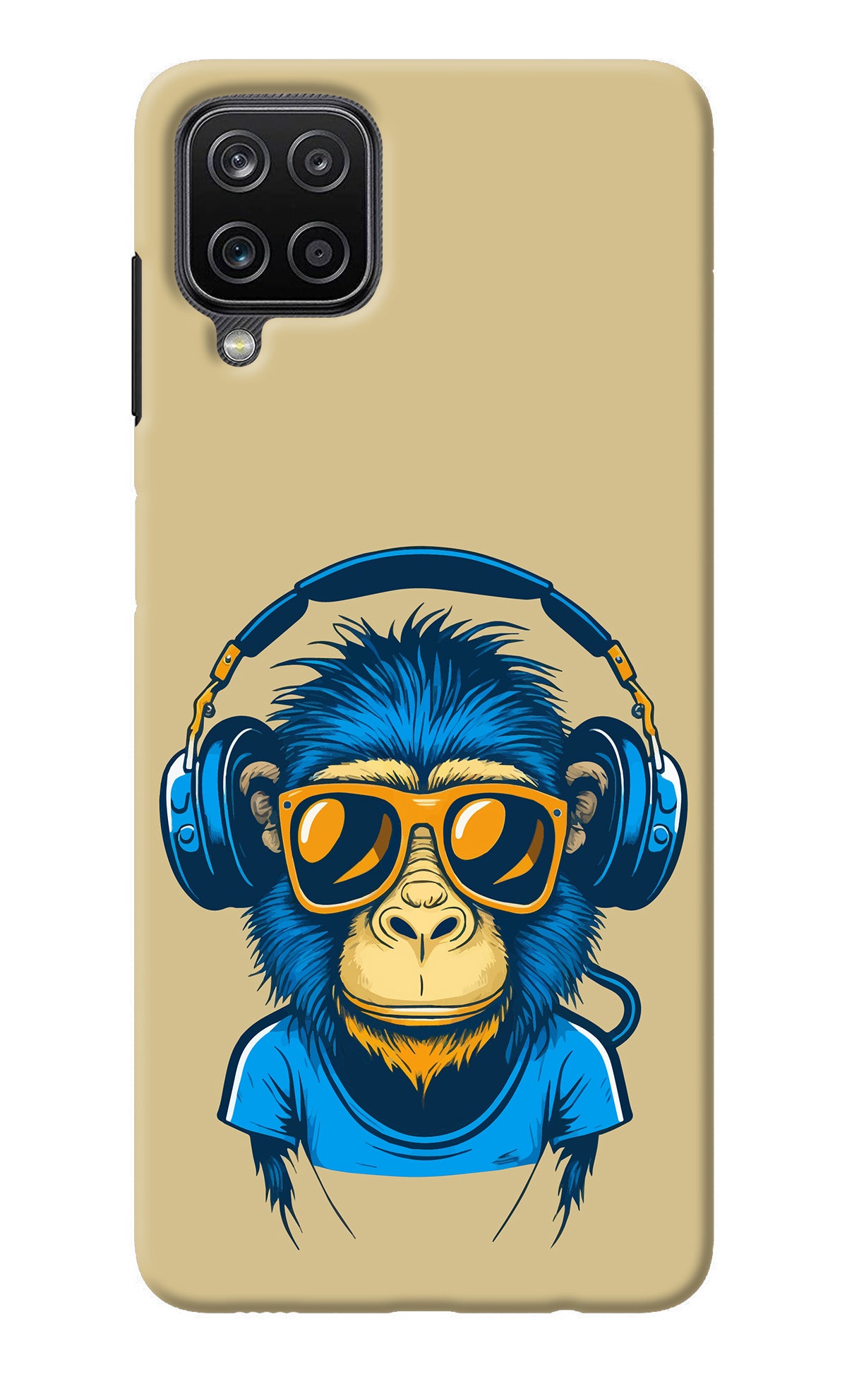 Monkey Headphone Samsung M12/F12 Back Cover