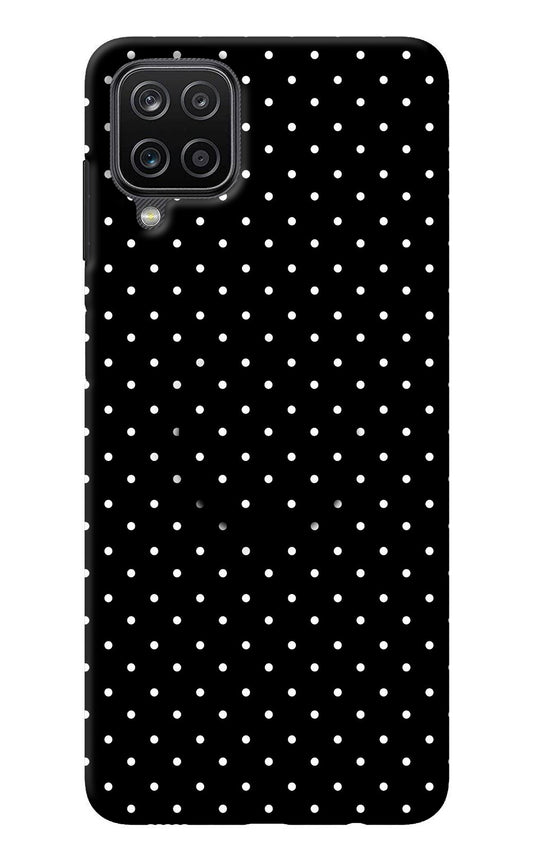 White Dots Samsung M12/F12 Pop Case