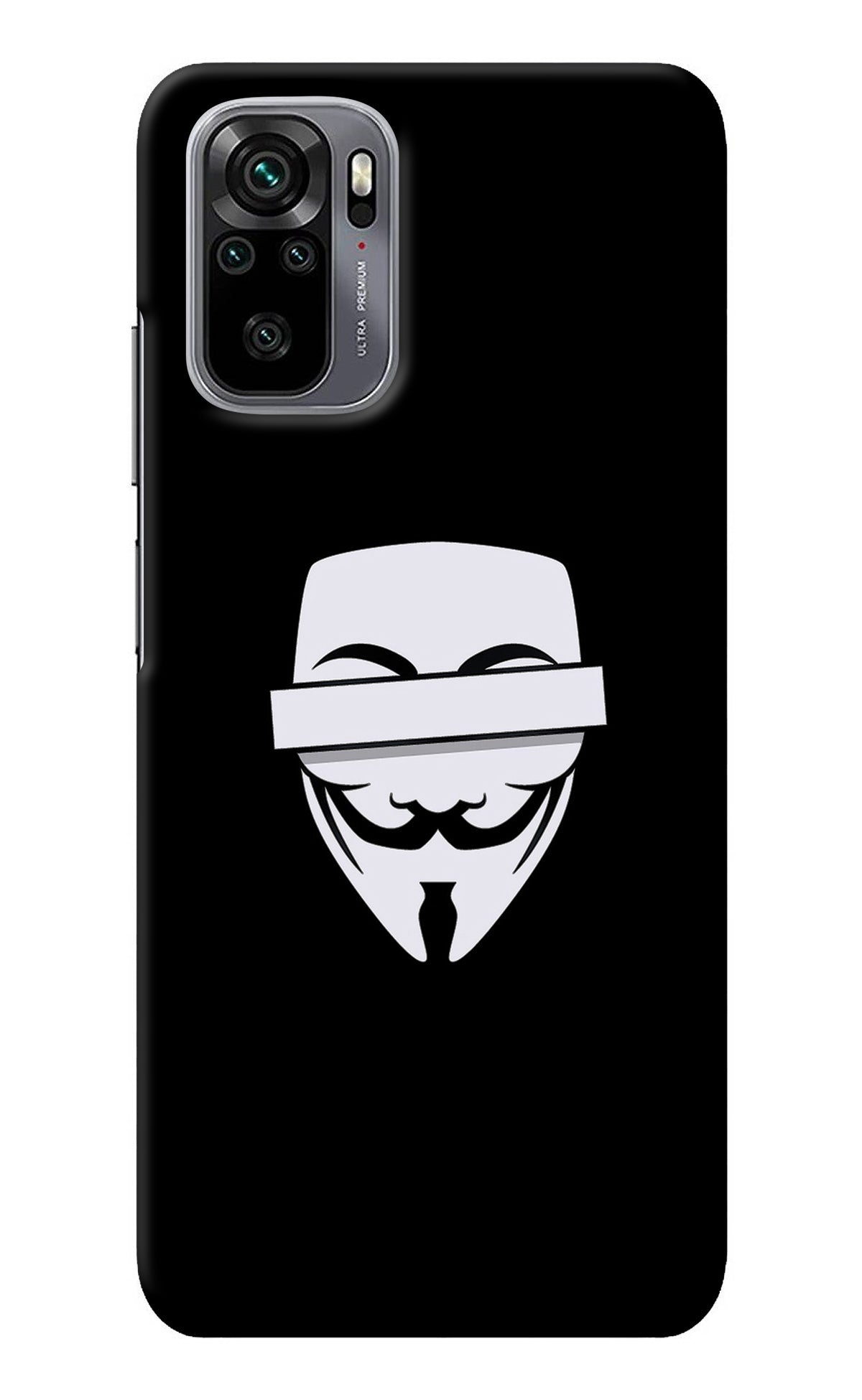 Anonymous Face Redmi Note 10/10S Back Cover