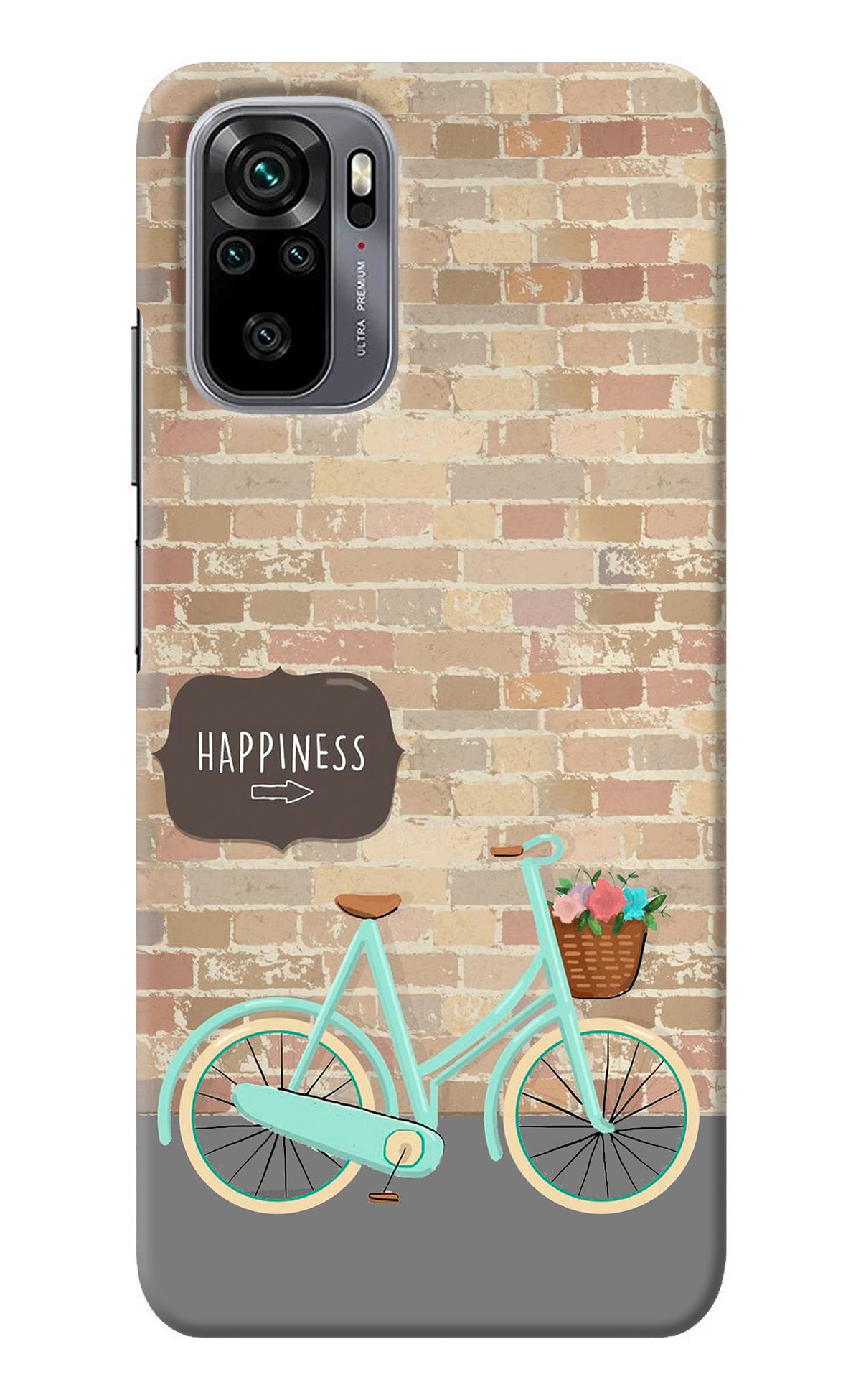 Happiness Artwork Redmi Note 10/10S Back Cover