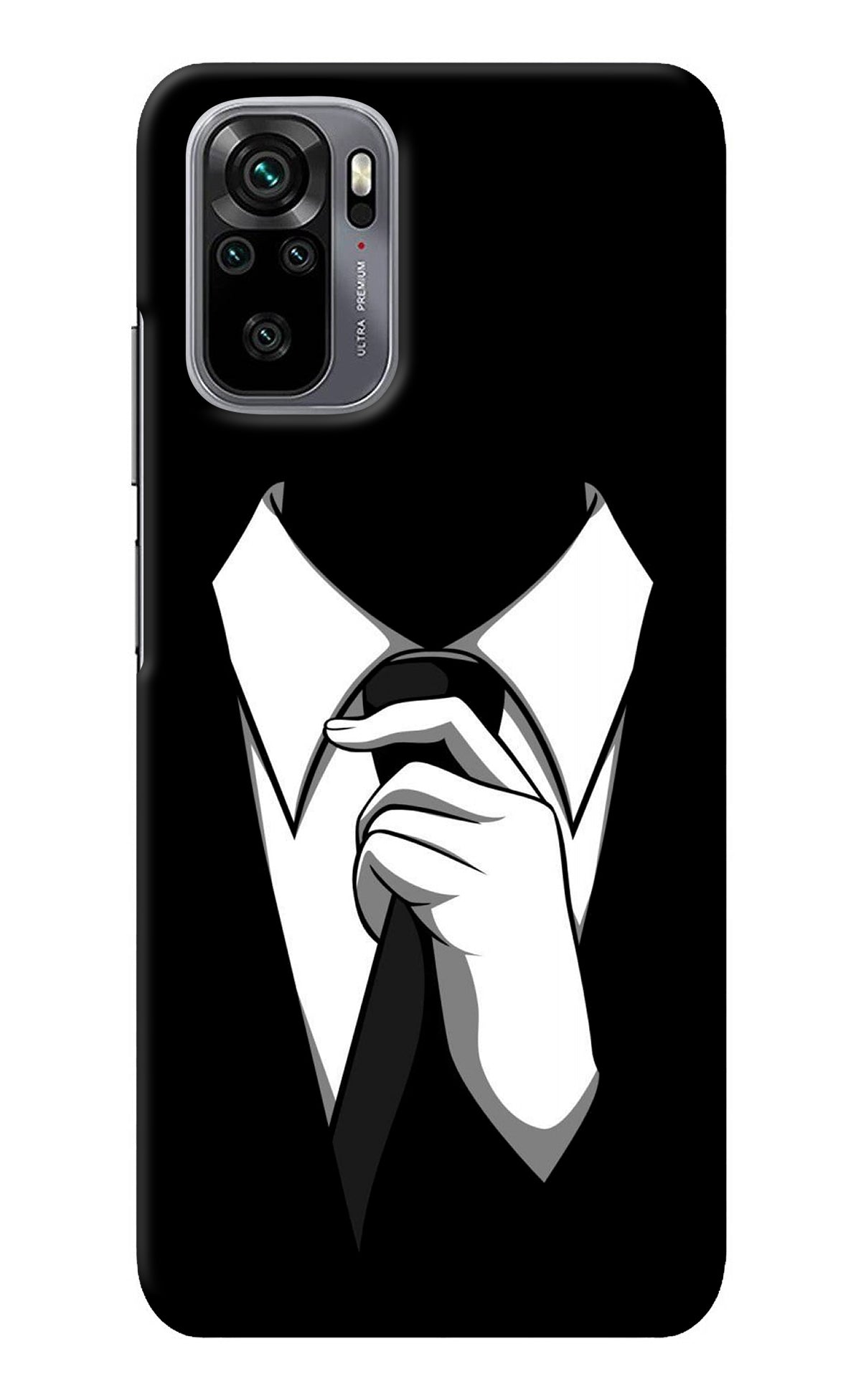 Black Tie Redmi Note 10/10S Back Cover