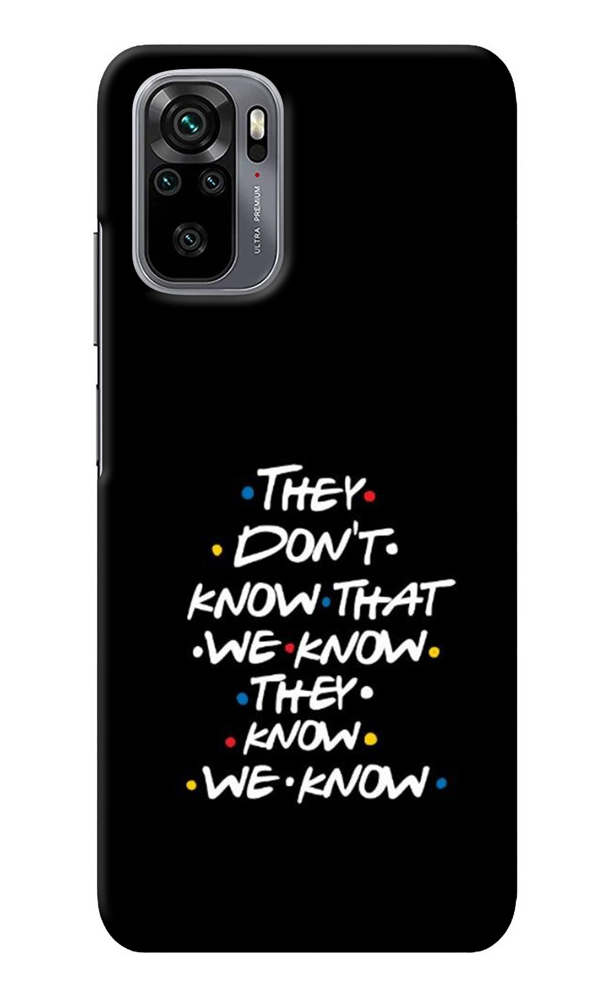 FRIENDS Dialogue Redmi Note 10/10S Back Cover