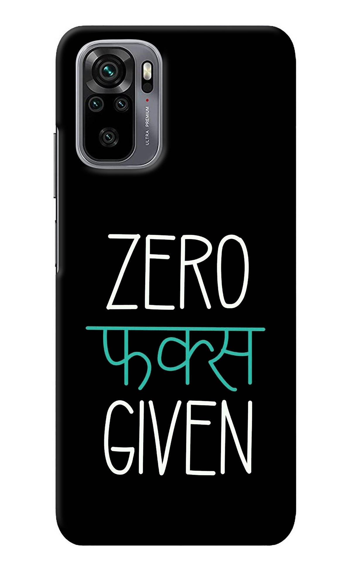 Zero Fucks Given Redmi Note 10/10S Back Cover