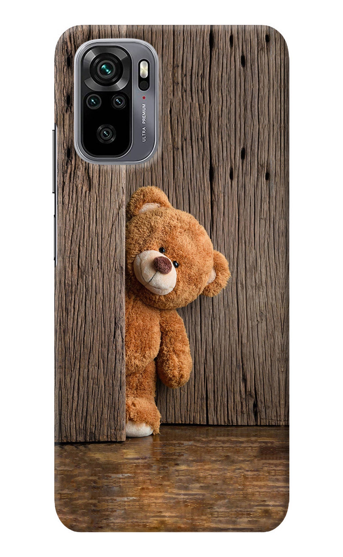 Teddy Wooden Redmi Note 10/10S Back Cover