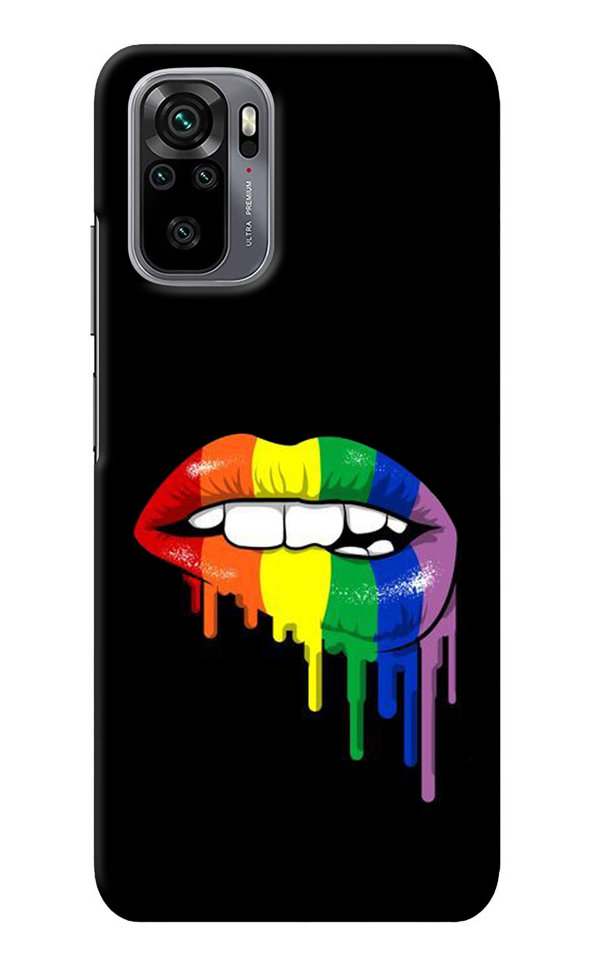 Lips Biting Redmi Note 10/10S Back Cover