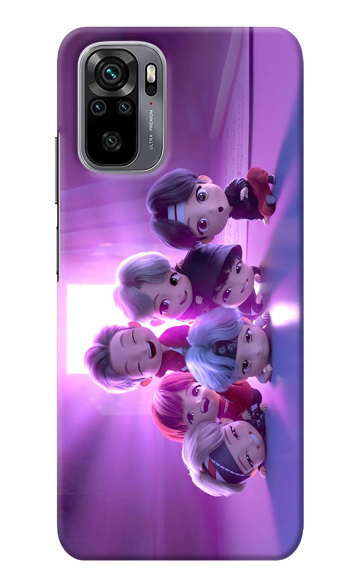 BTS Chibi Redmi Note 10/10S Back Cover