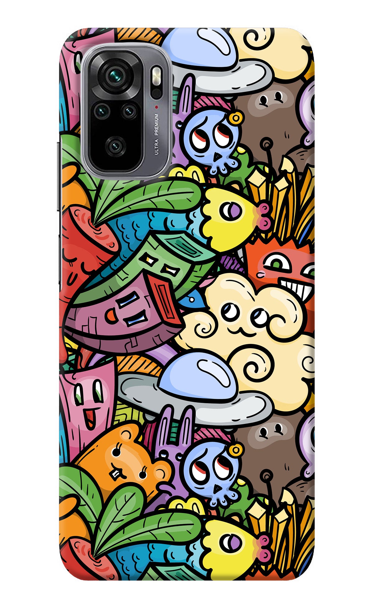 Veggie Doodle Redmi Note 10/10S Back Cover