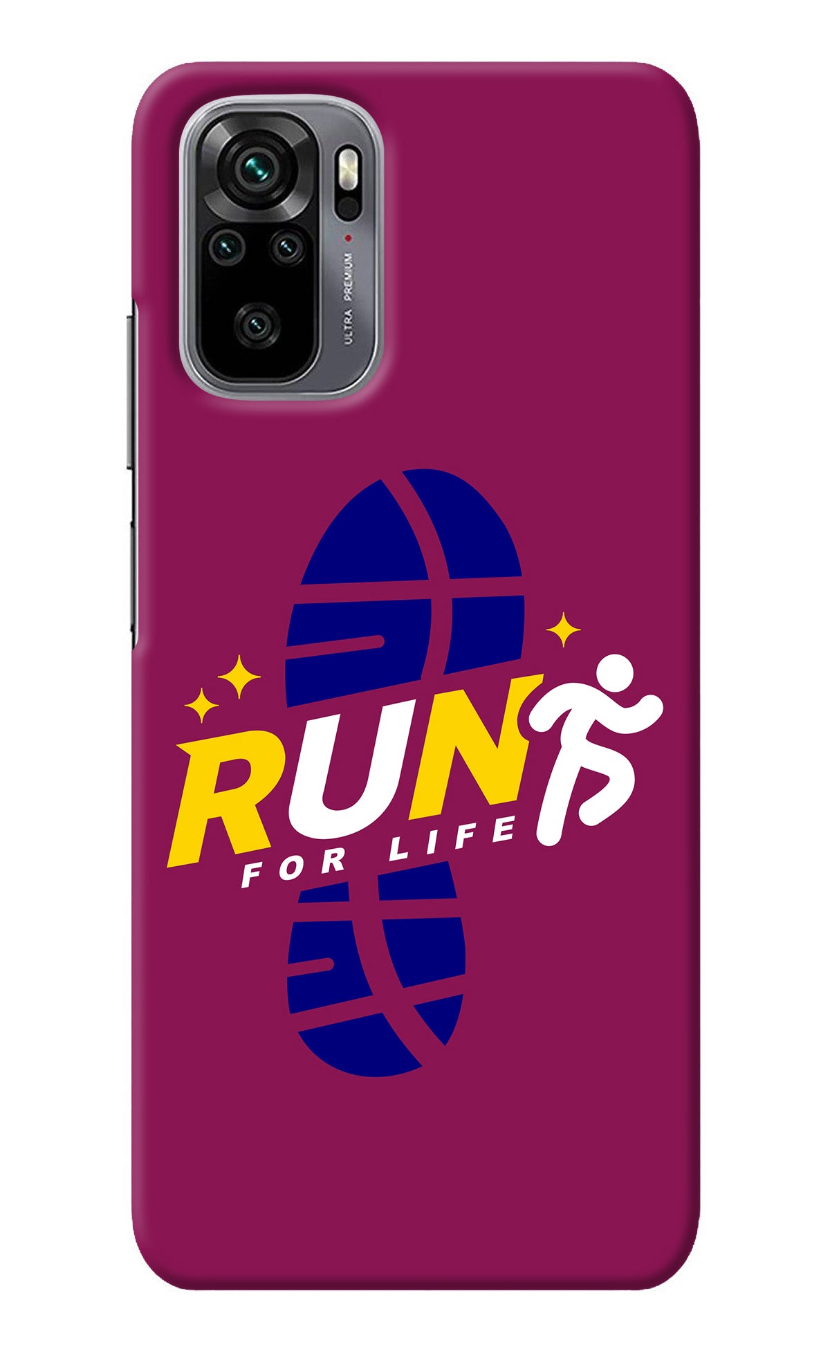 Run for Life Redmi Note 10/10S Back Cover