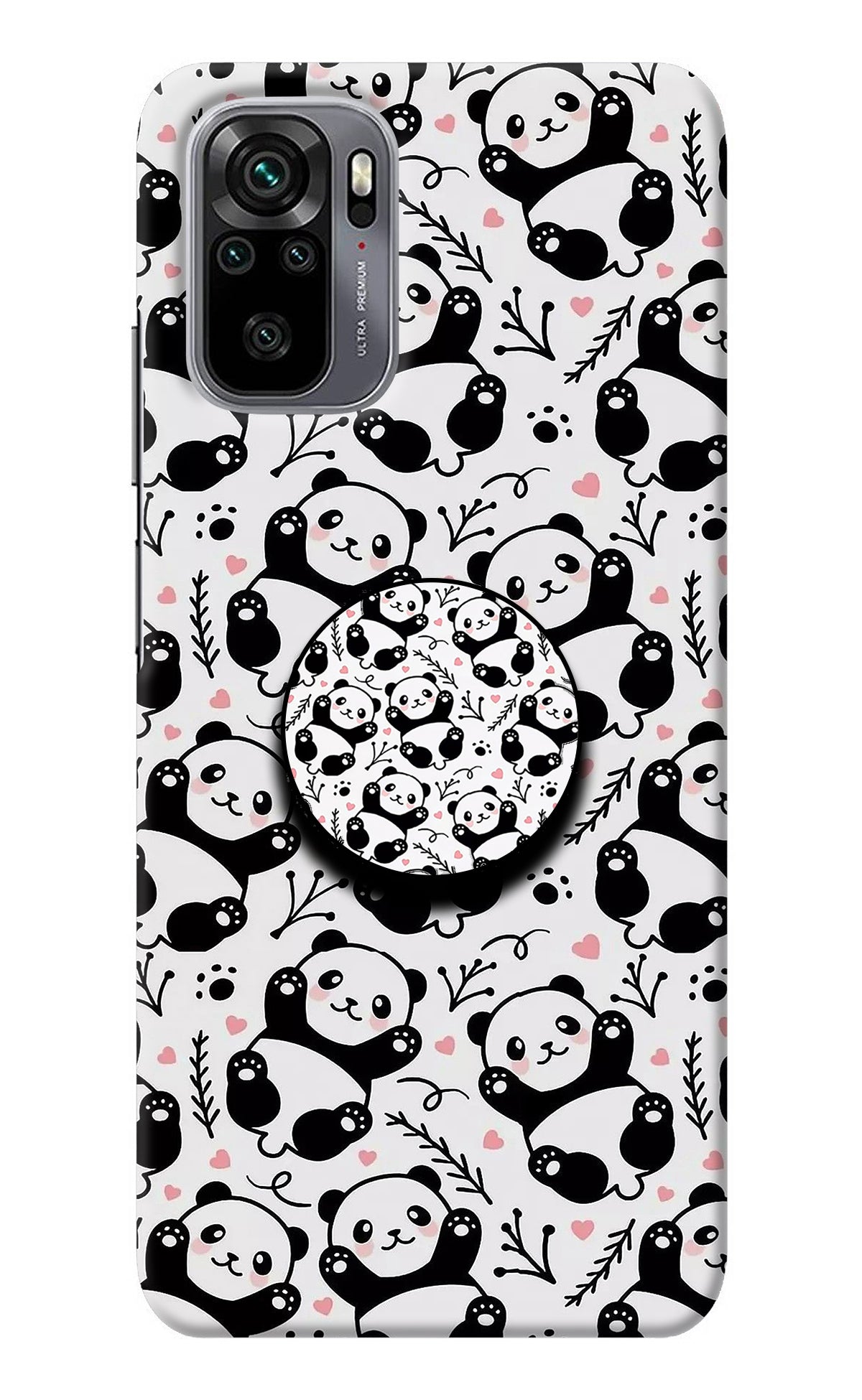 Cute Panda Redmi Note 10/10S Pop Case