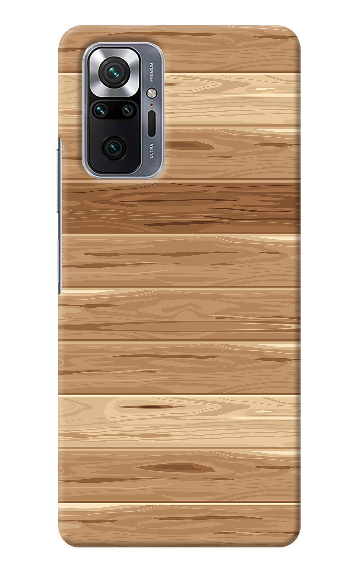 Wooden Vector Redmi Note 10 Pro Back Cover