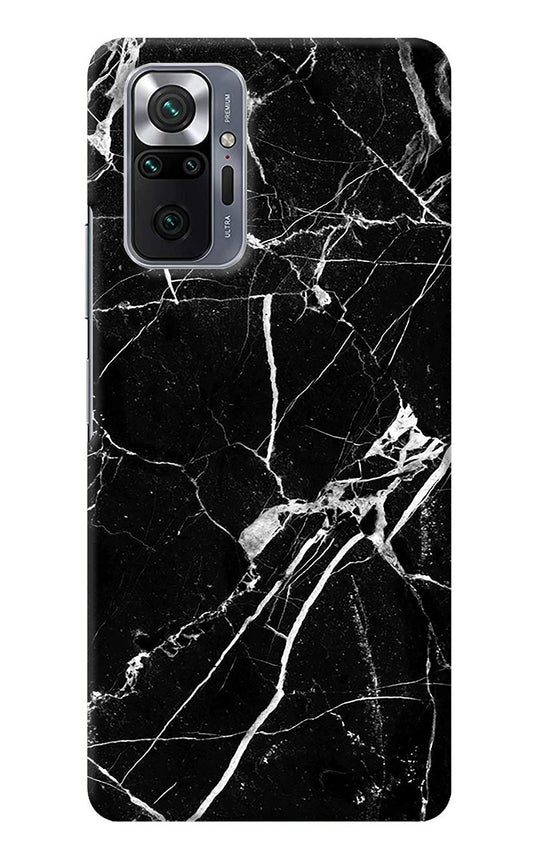 Black Marble Pattern Redmi Note 10 Pro Back Cover