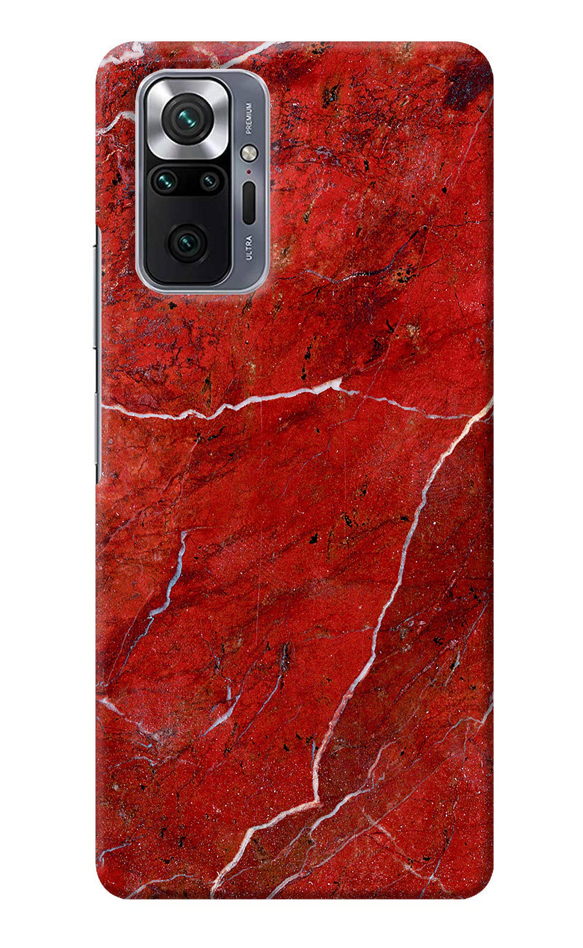 Red Marble Design Redmi Note 10 Pro Back Cover