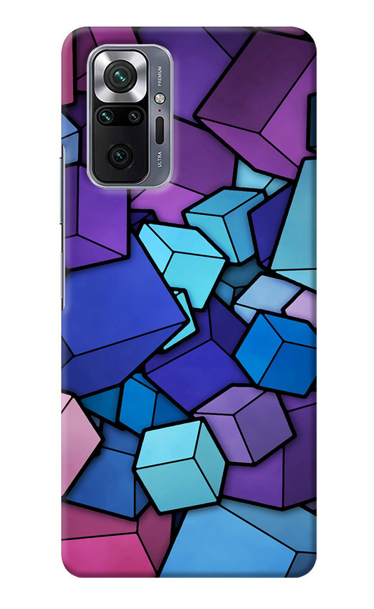 Cubic Abstract Redmi Note 10 Pro Back Cover