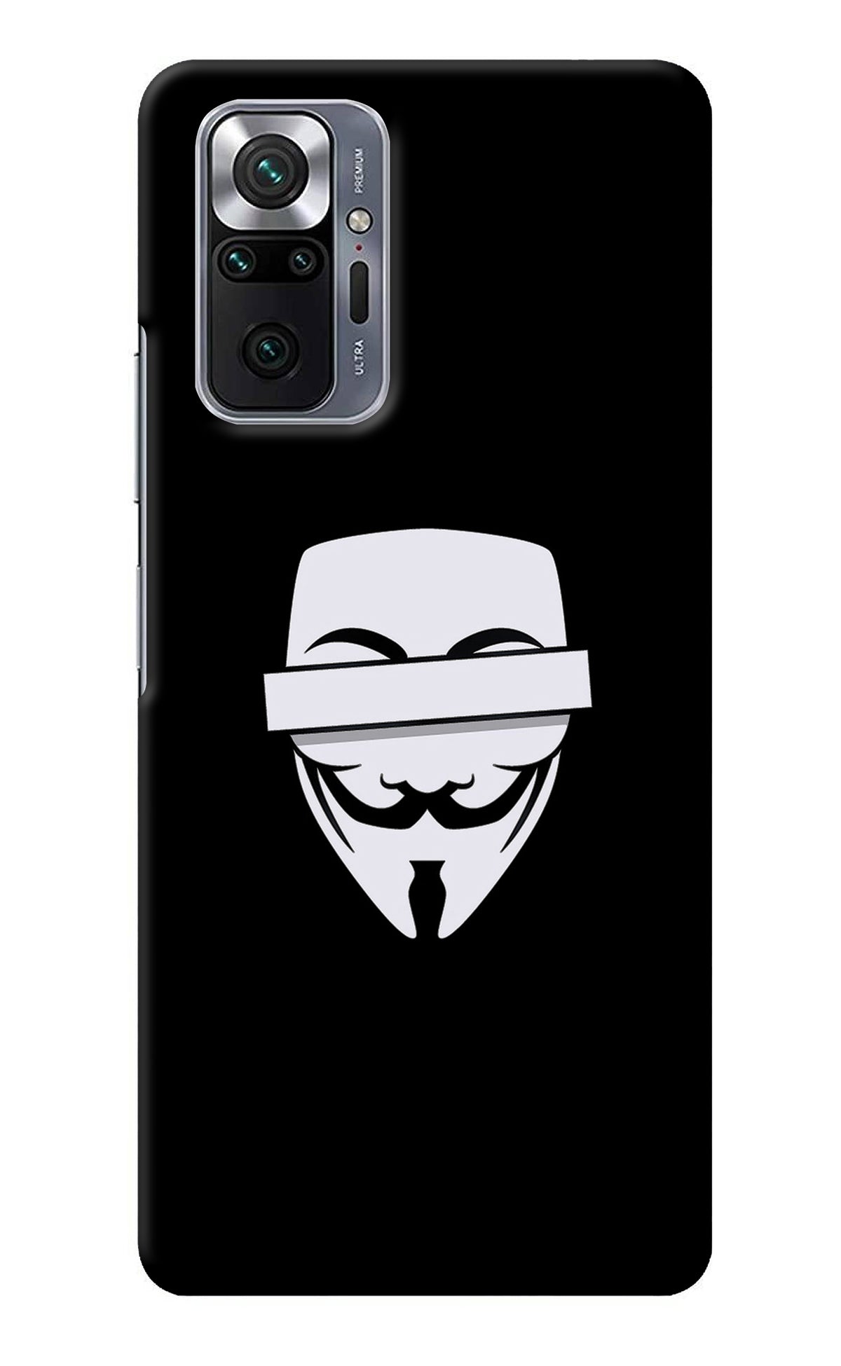 Anonymous Face Redmi Note 10 Pro Back Cover