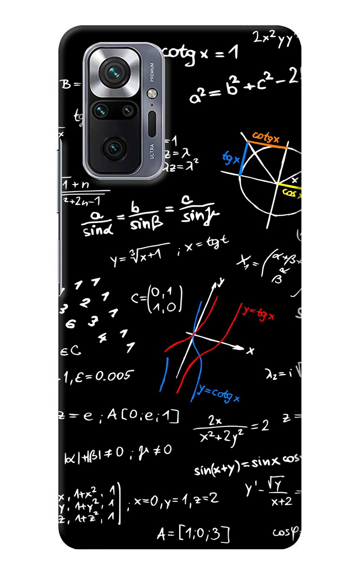 Mathematics Formula Redmi Note 10 Pro Back Cover