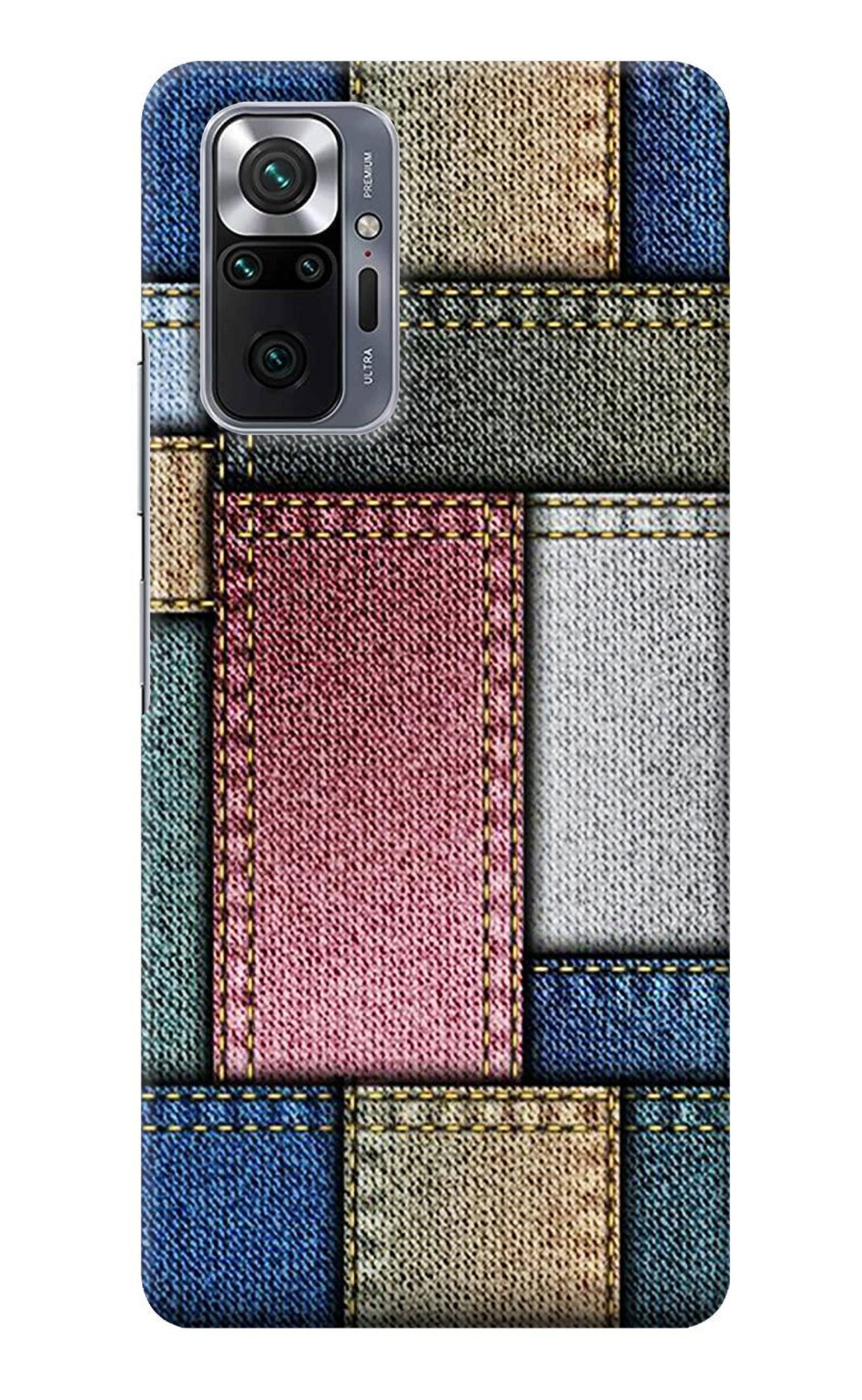 Multicolor Jeans Redmi Note 10 Pro Back Cover