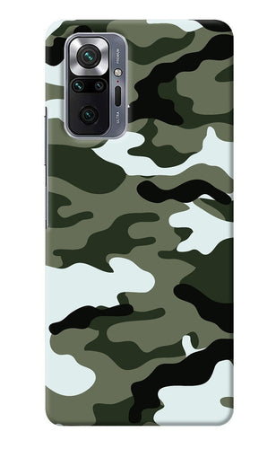 Camouflage Redmi Note 10 Pro Back Cover