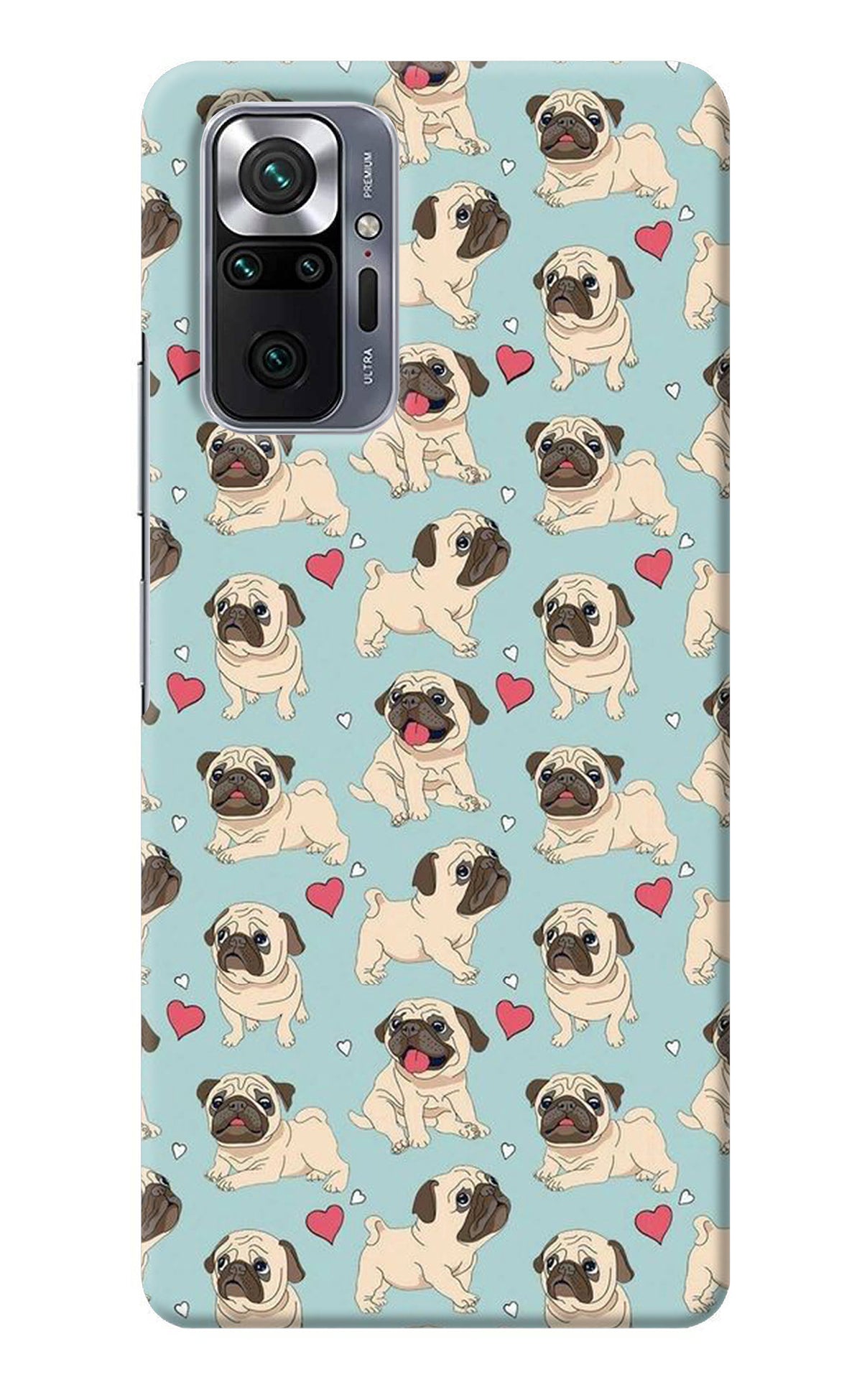 Pug Dog Redmi Note 10 Pro Back Cover